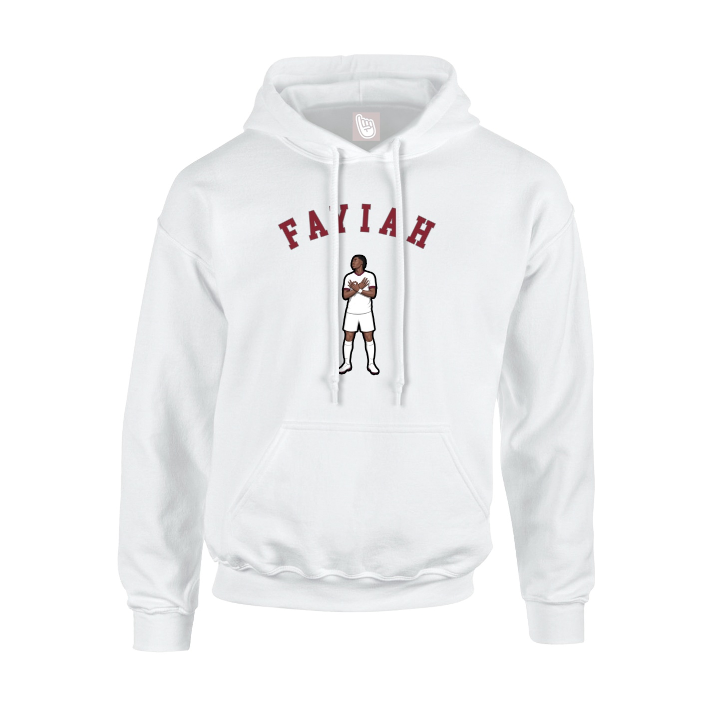 Hoodie — Shirsey Arch in White