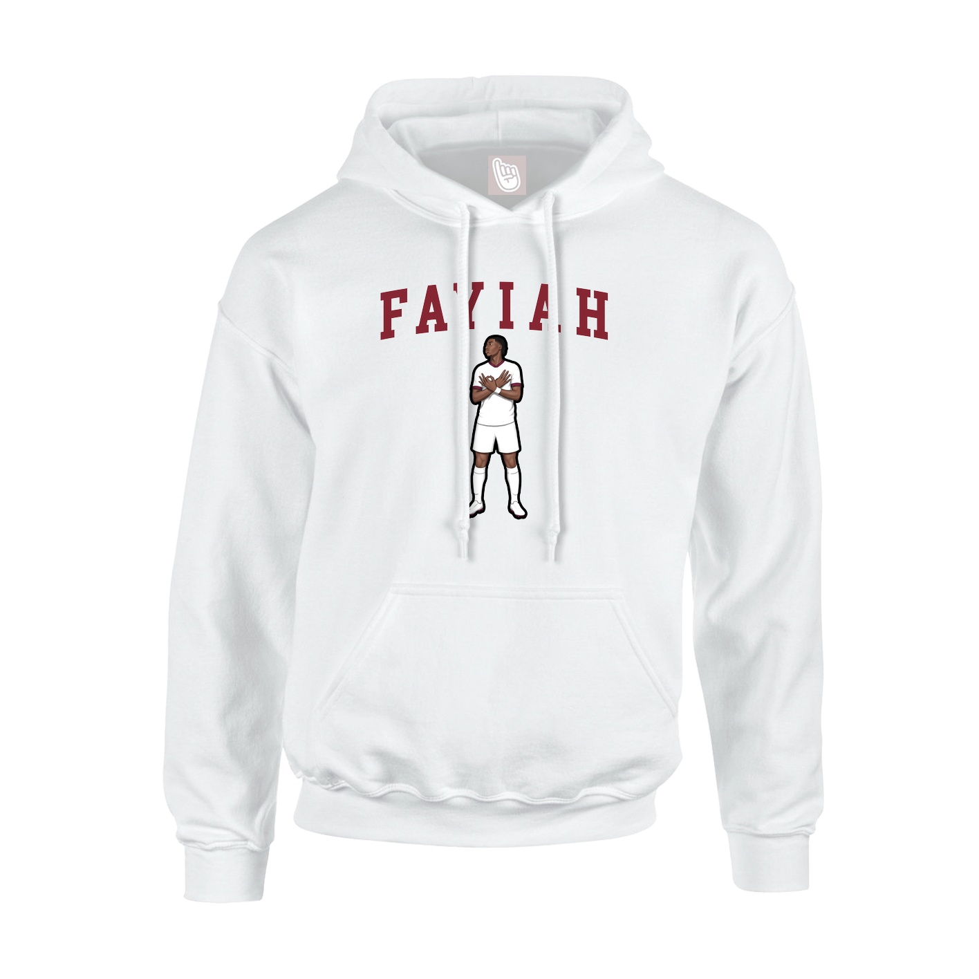Hoodie — Shirsey in White