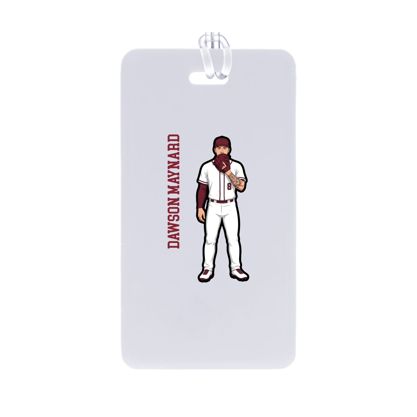 Bag Tag — Name Vertical in Classic