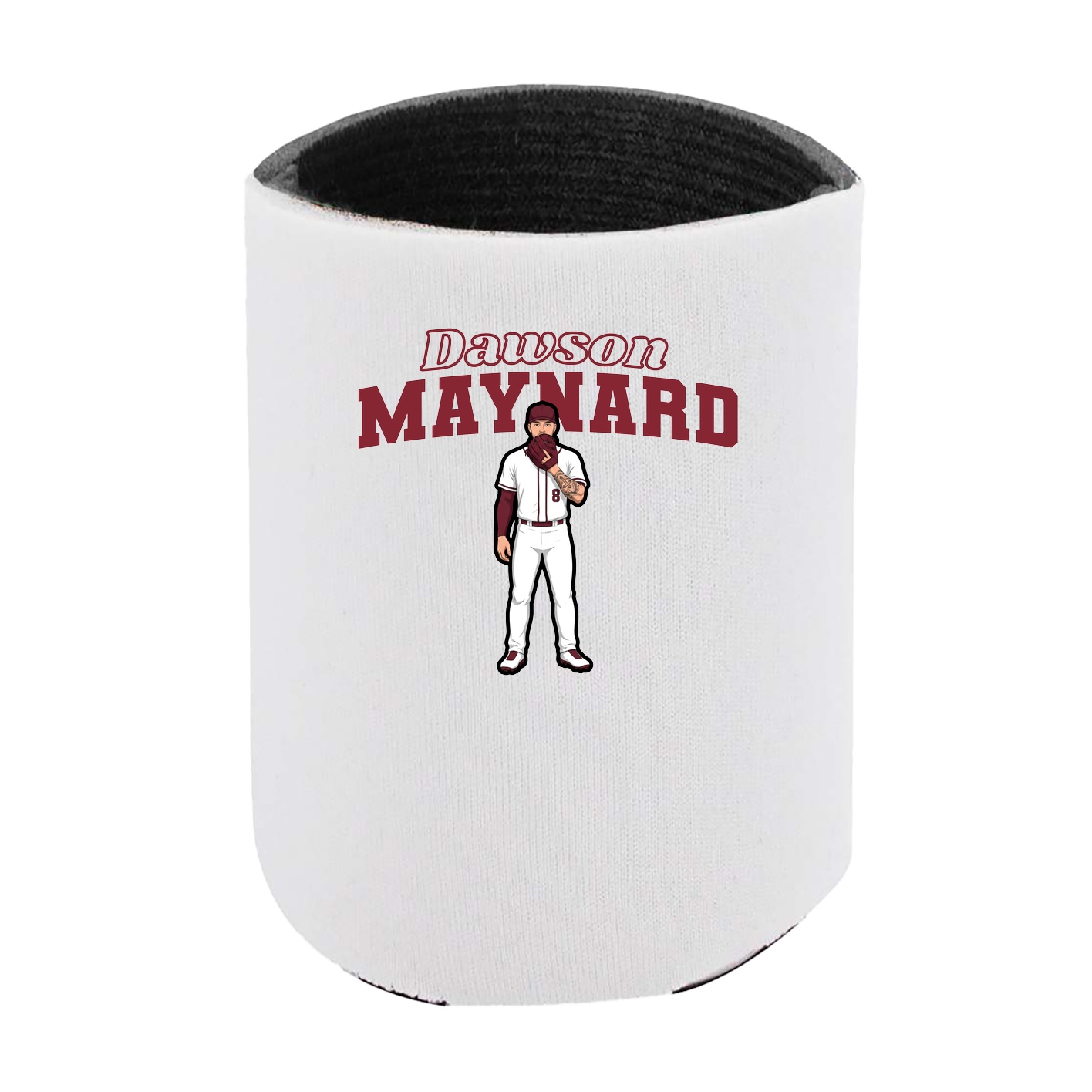 Can Holder — Name Arch in White