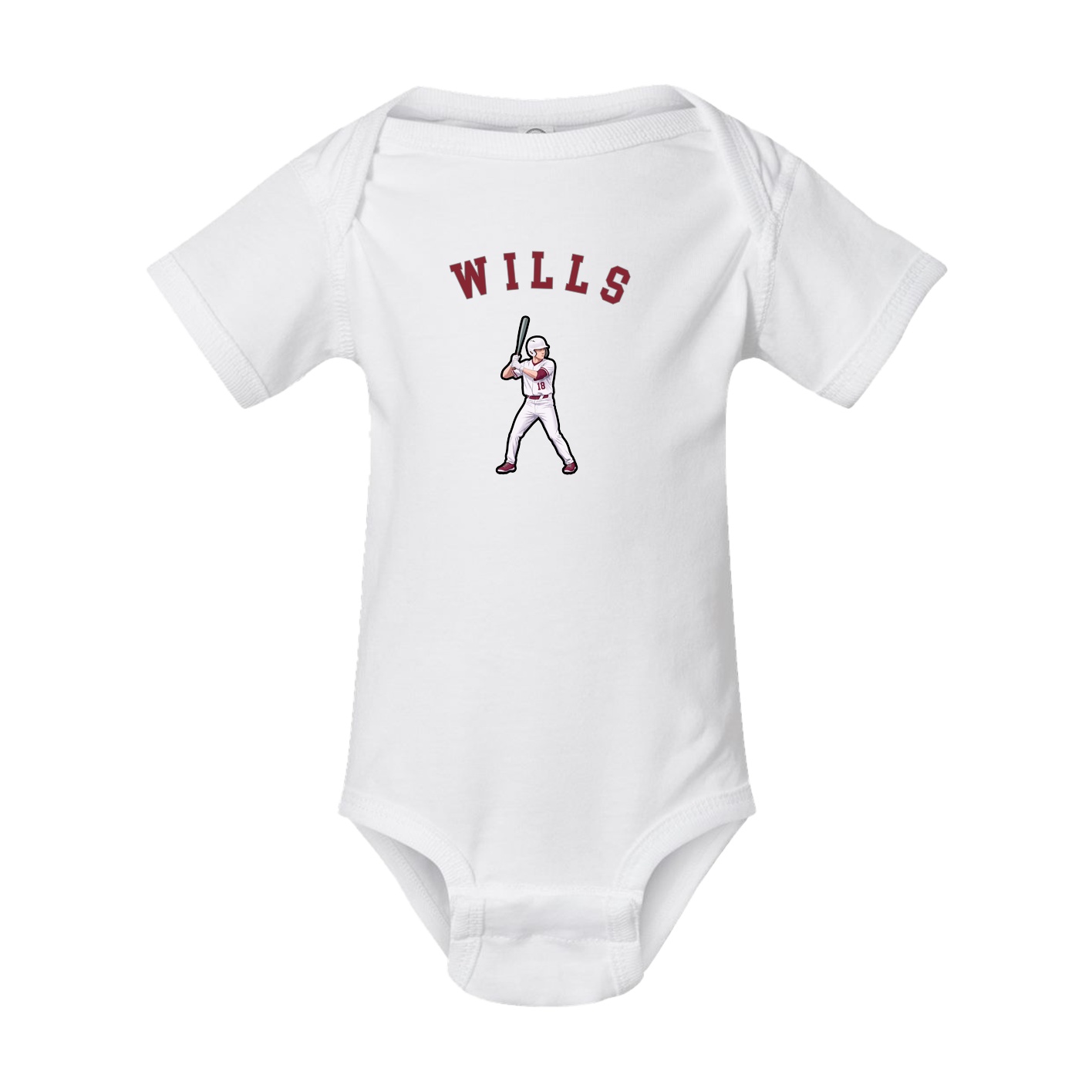 Baby Onesie — Shirsey Arch in White
