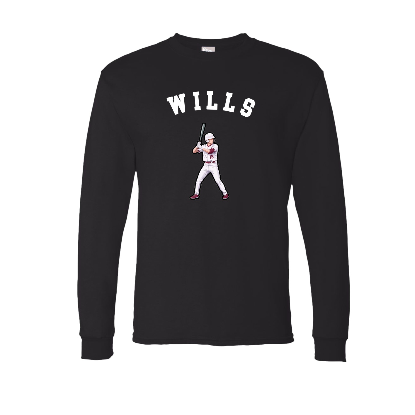 Long Sleeve Tee — Shirsey Arch in Black