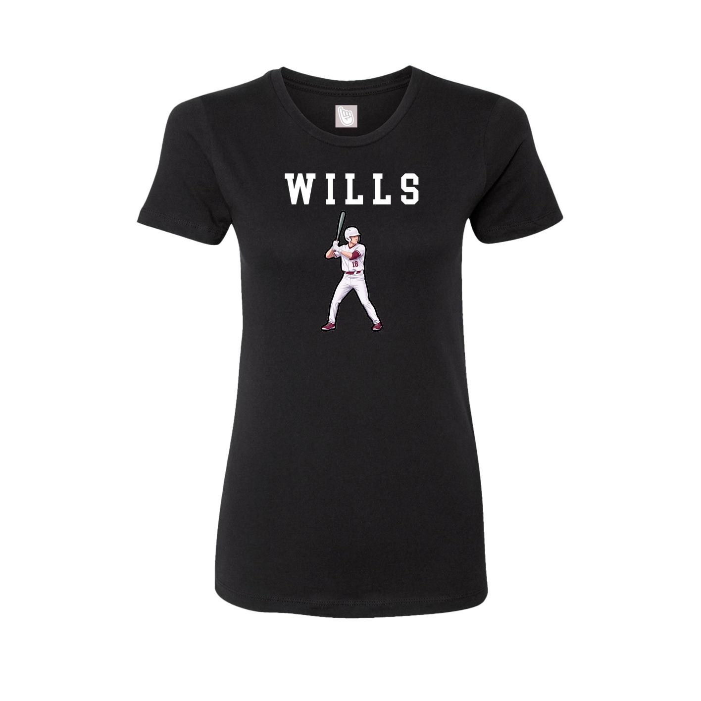 Fitted Women's Tee — Shirsey in Black