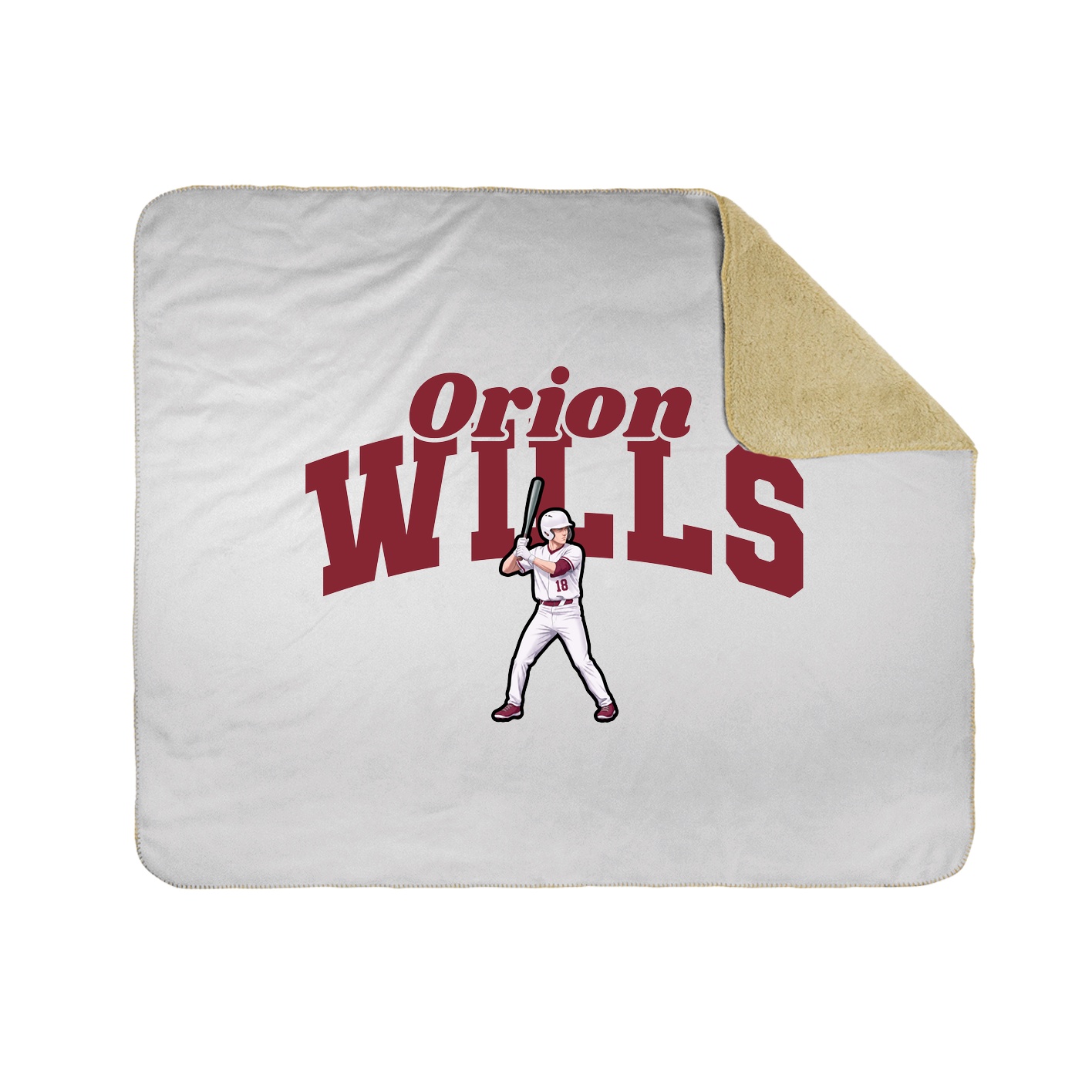 Throw Blanket — Signature Arch in White