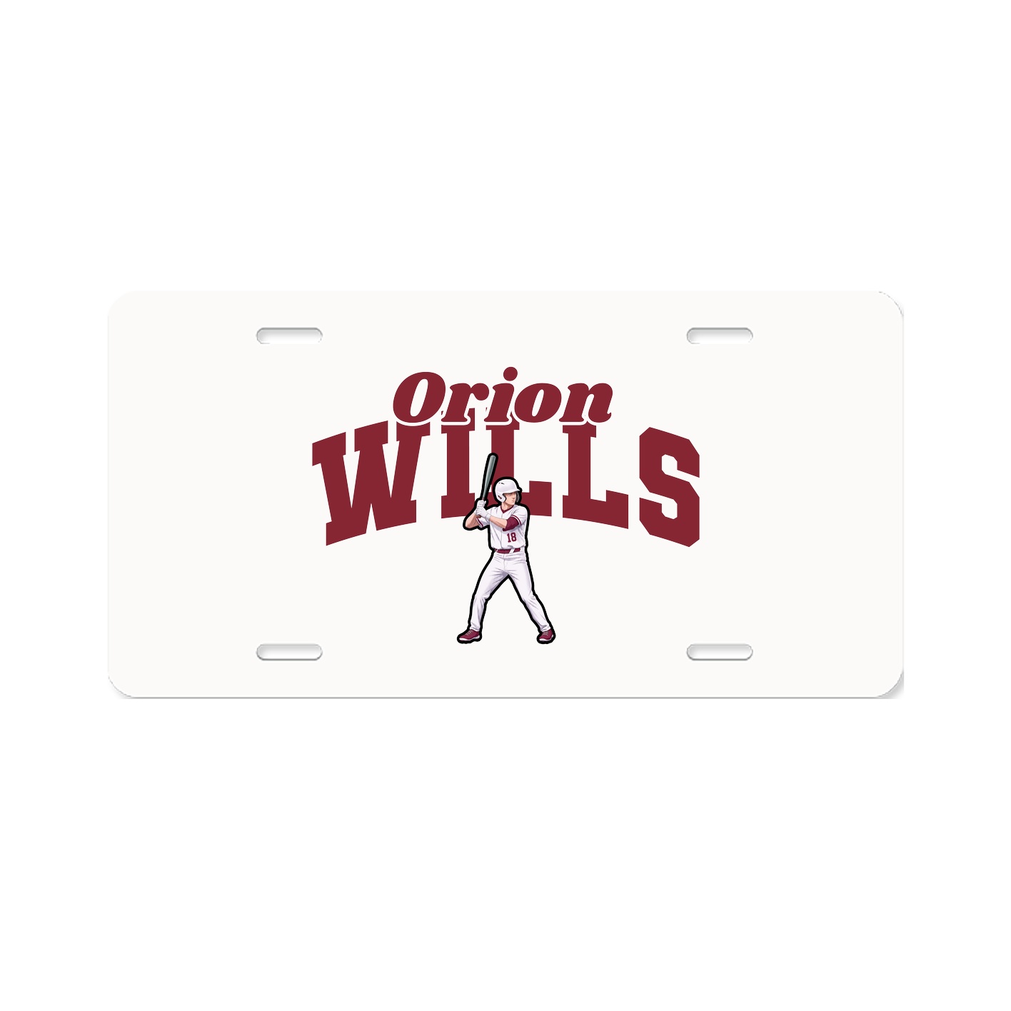 License Plate — Signature Arch in Classic