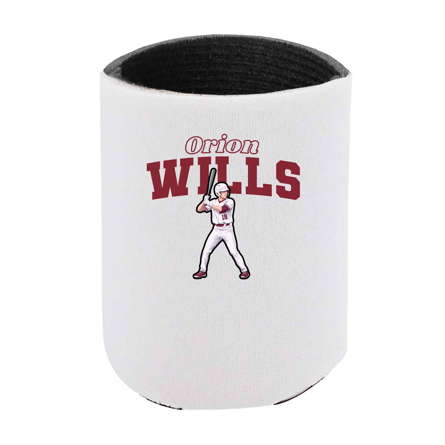 Can Holder — Name Arch in White