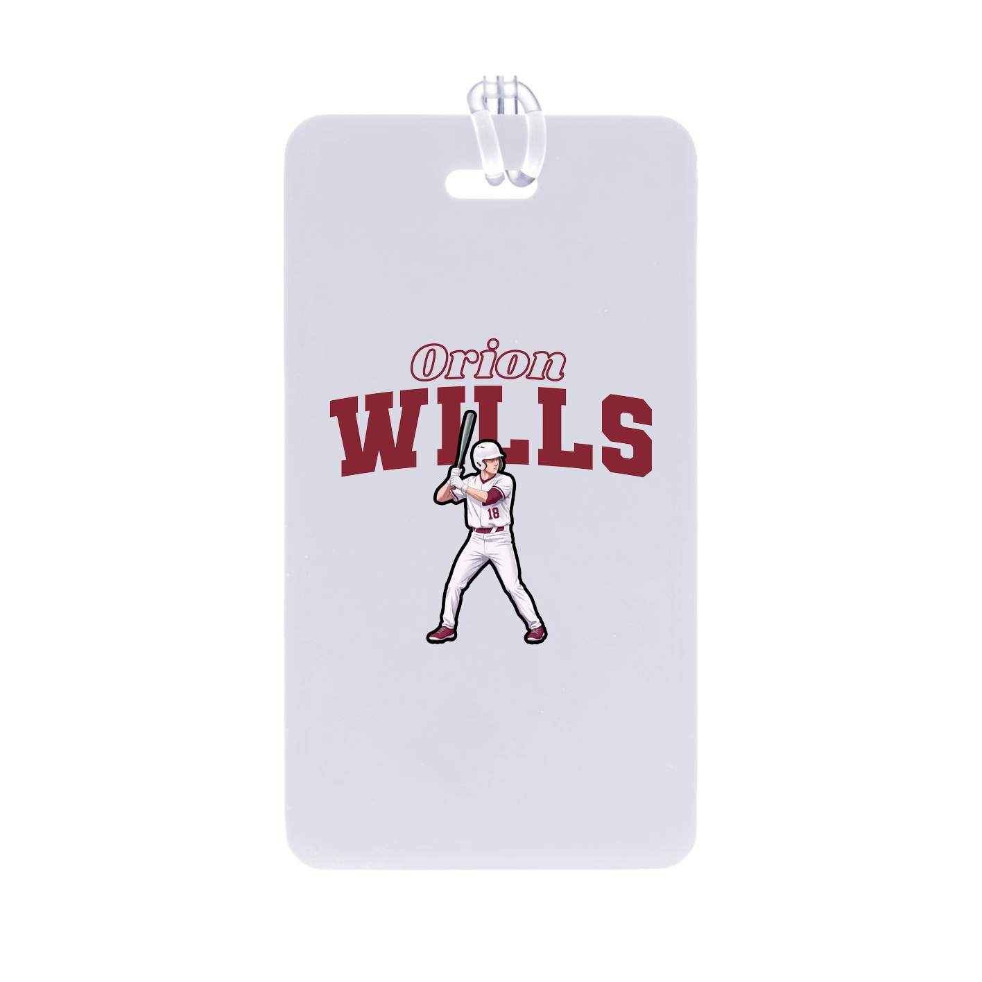 Bag Tag — Name Arch in Classic