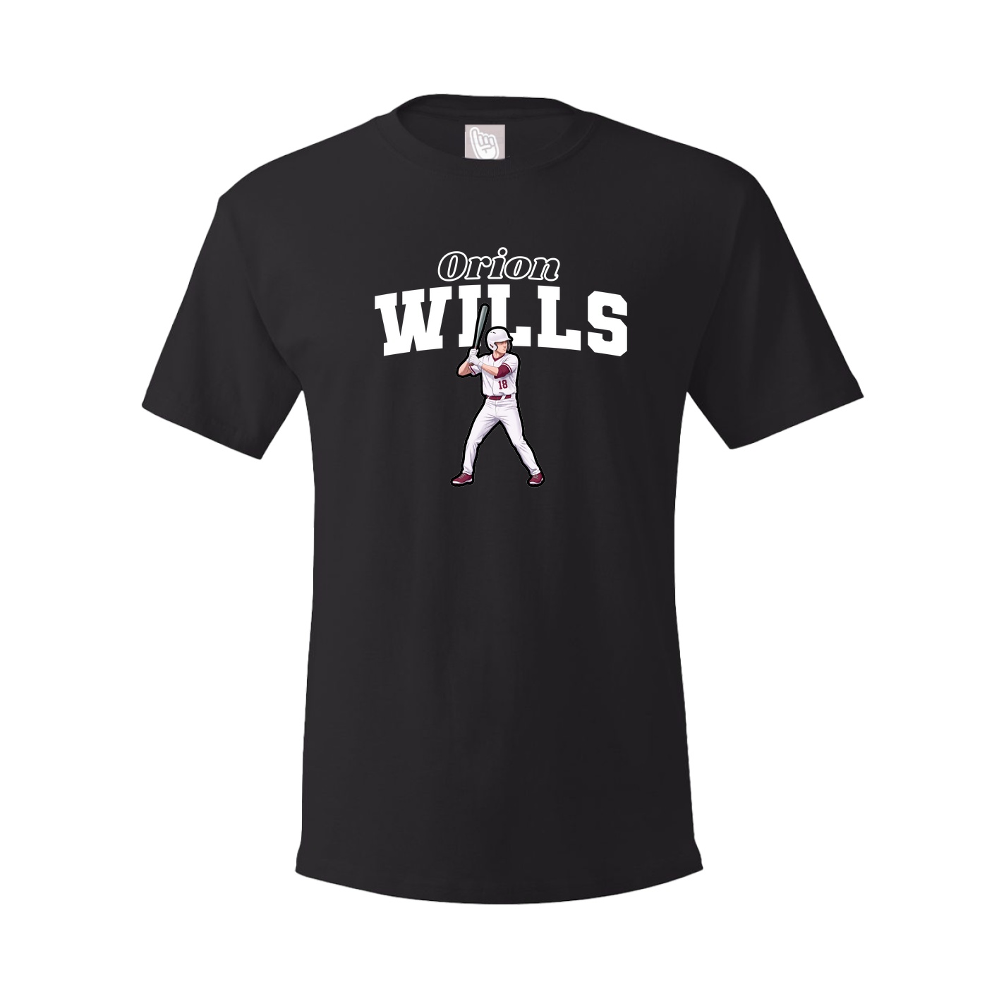 Youth Tee — Name Arch in Black
