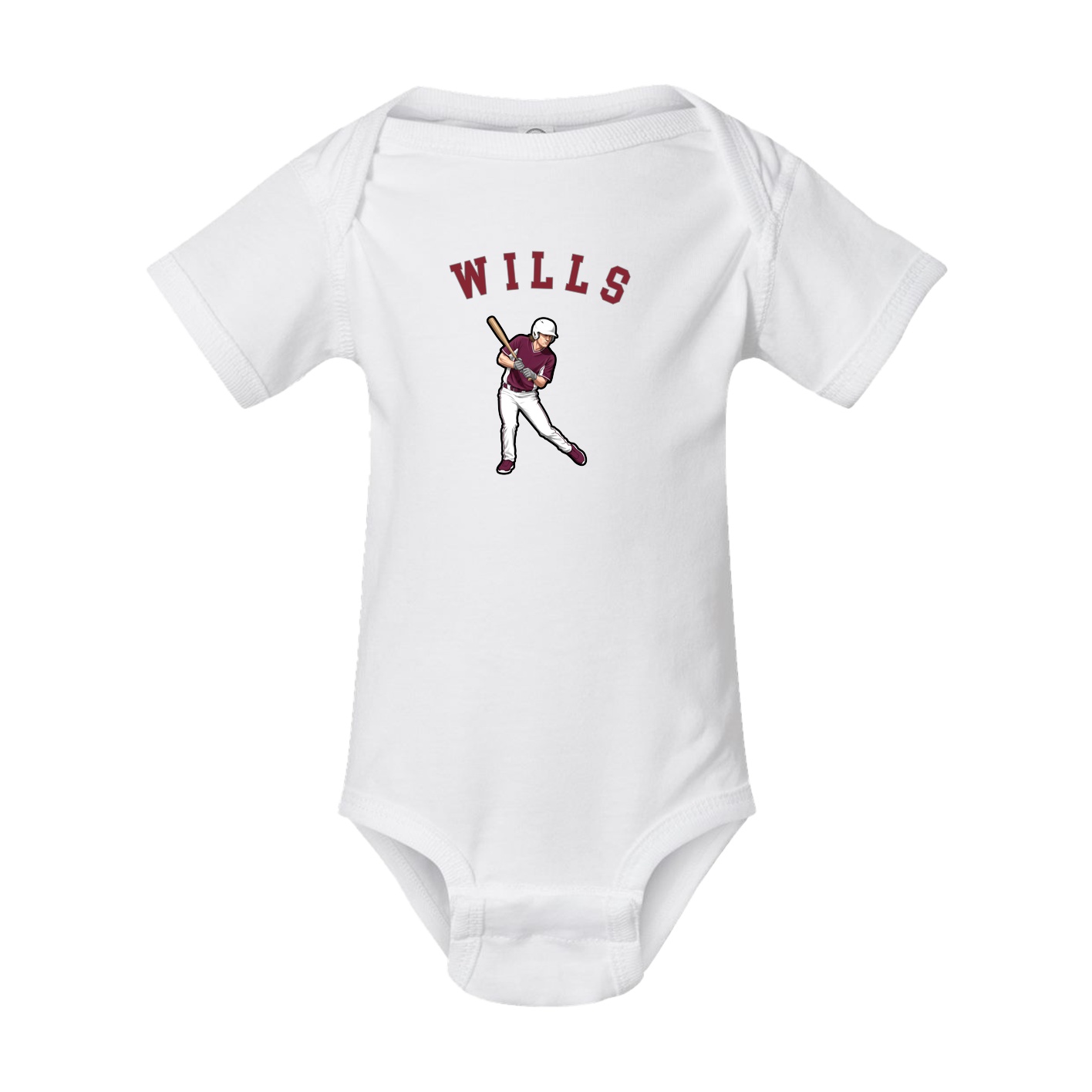 Baby Onesie — Shirsey Arch in White