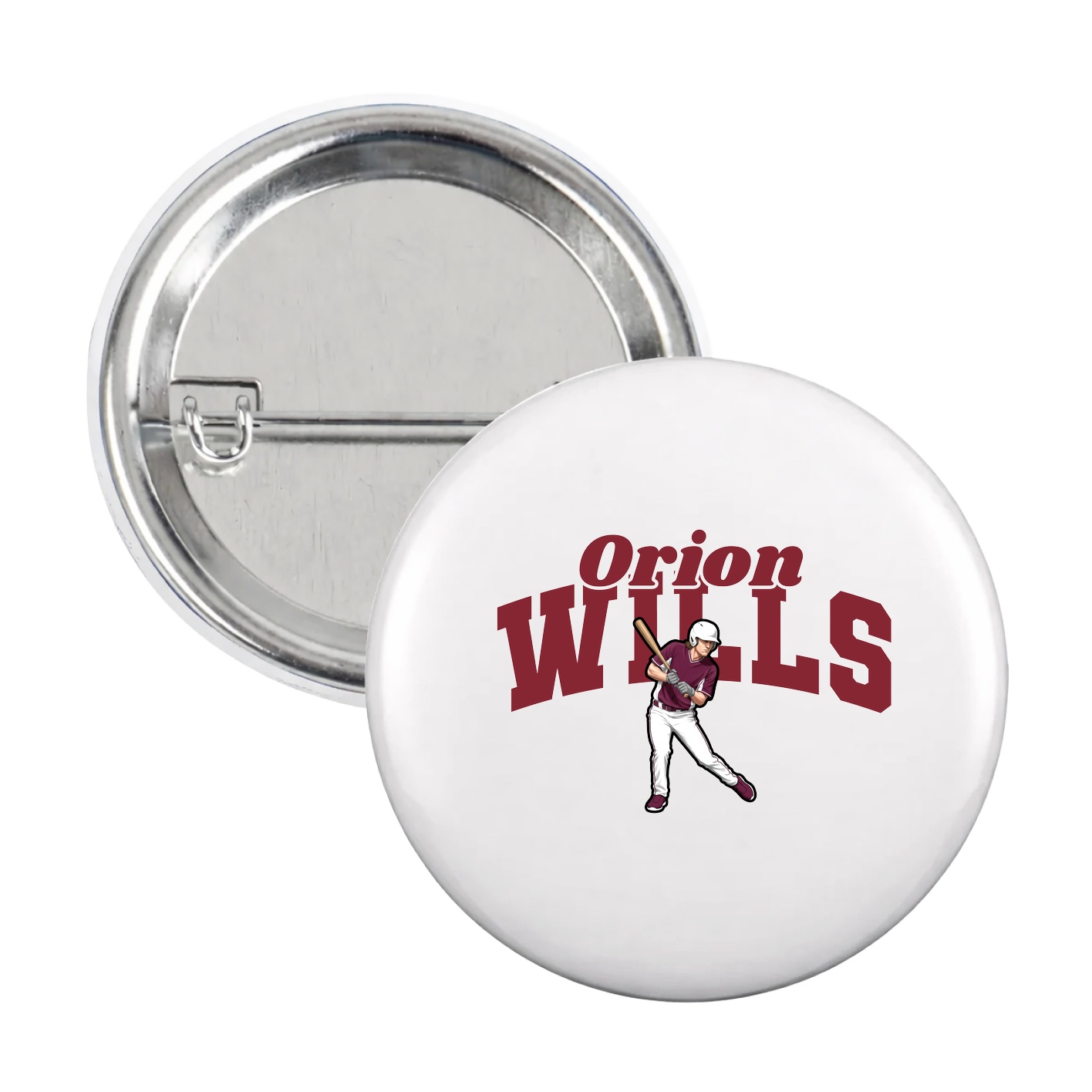 Game Day Button — Signature Arch in White