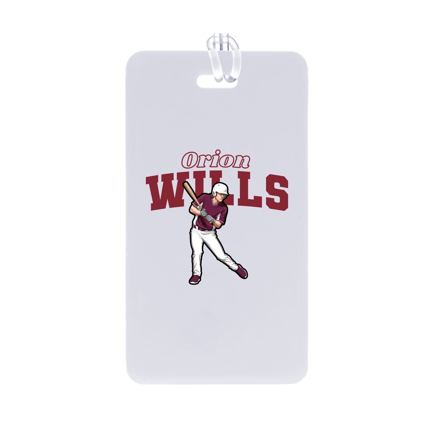 Bag Tag — Name Arch in Classic