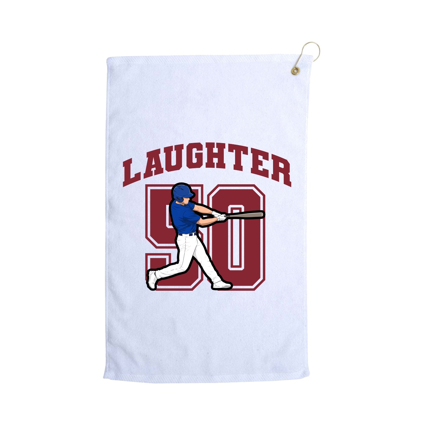Golf Towel — Number in White