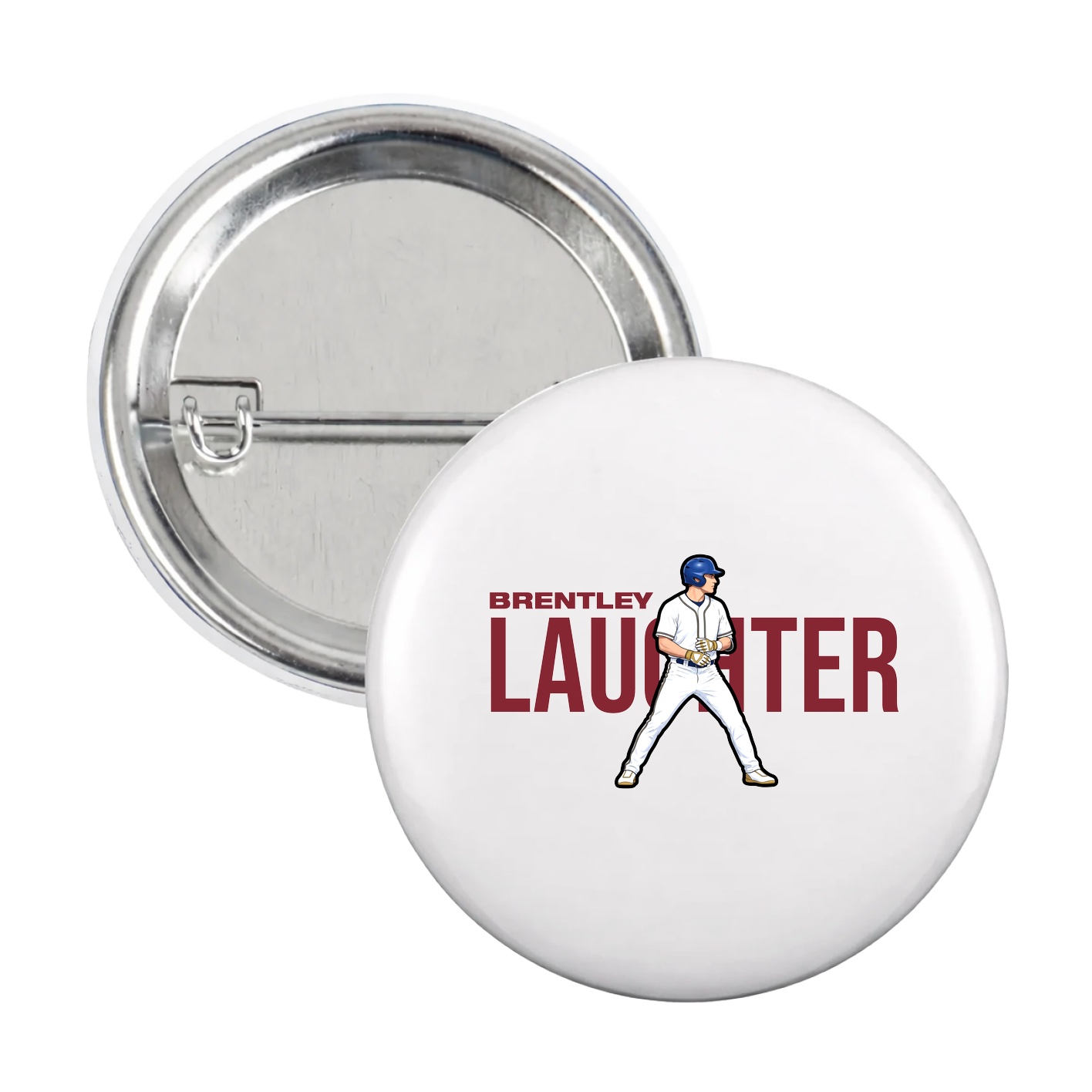 Game Day Button — Player Name in White