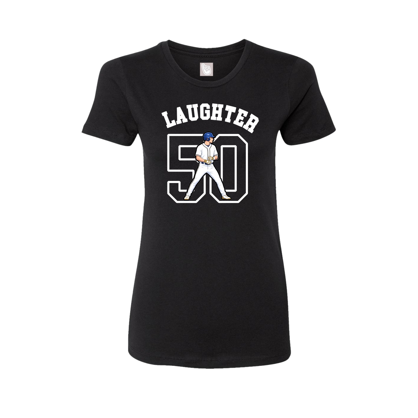 Fitted Women's Tee — Shirsey Arch in Black