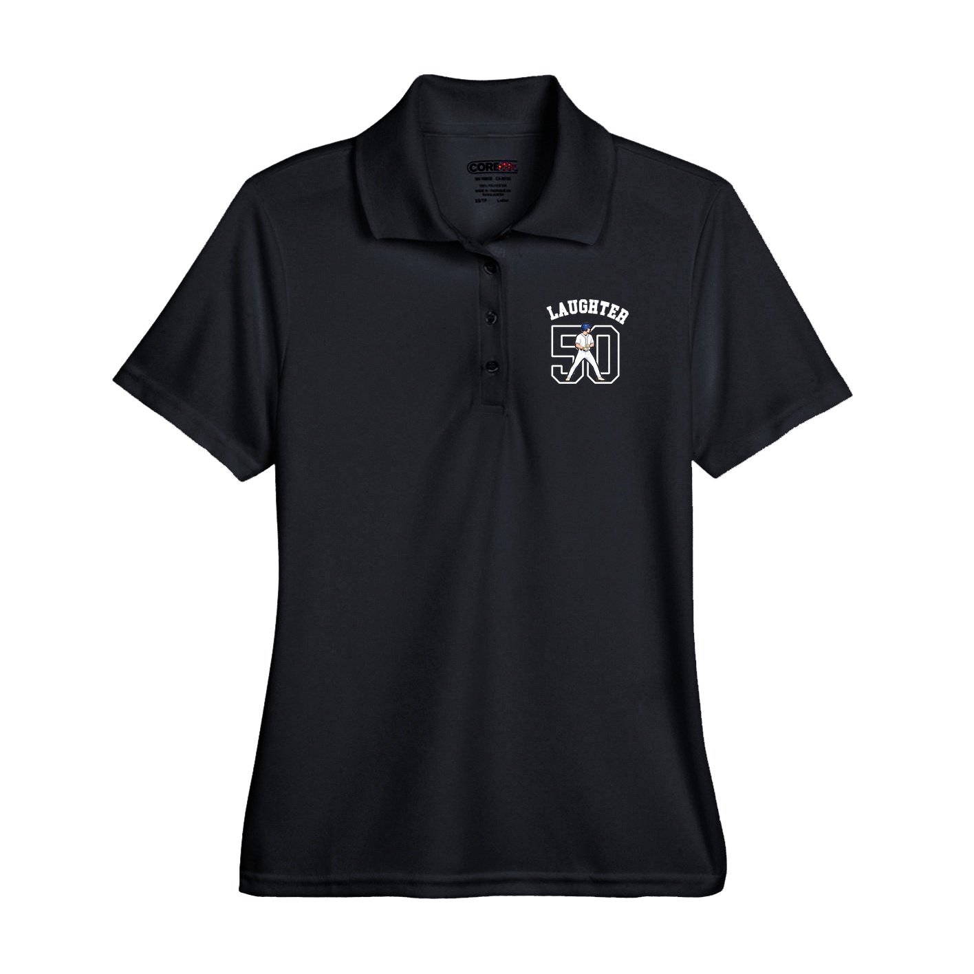 Performance Polo — Shirsey Arch in Black