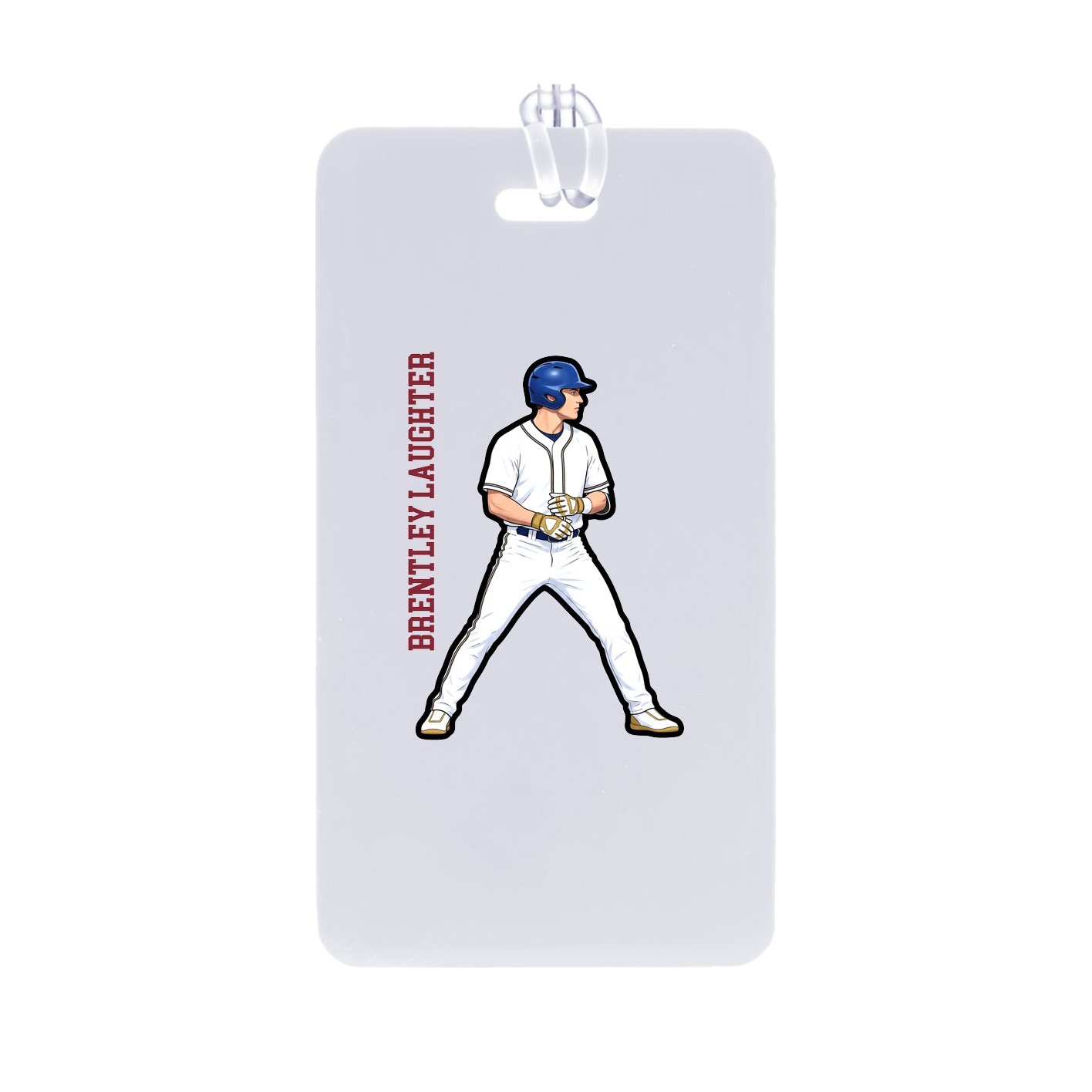 Bag Tag — Name Vertical in Classic