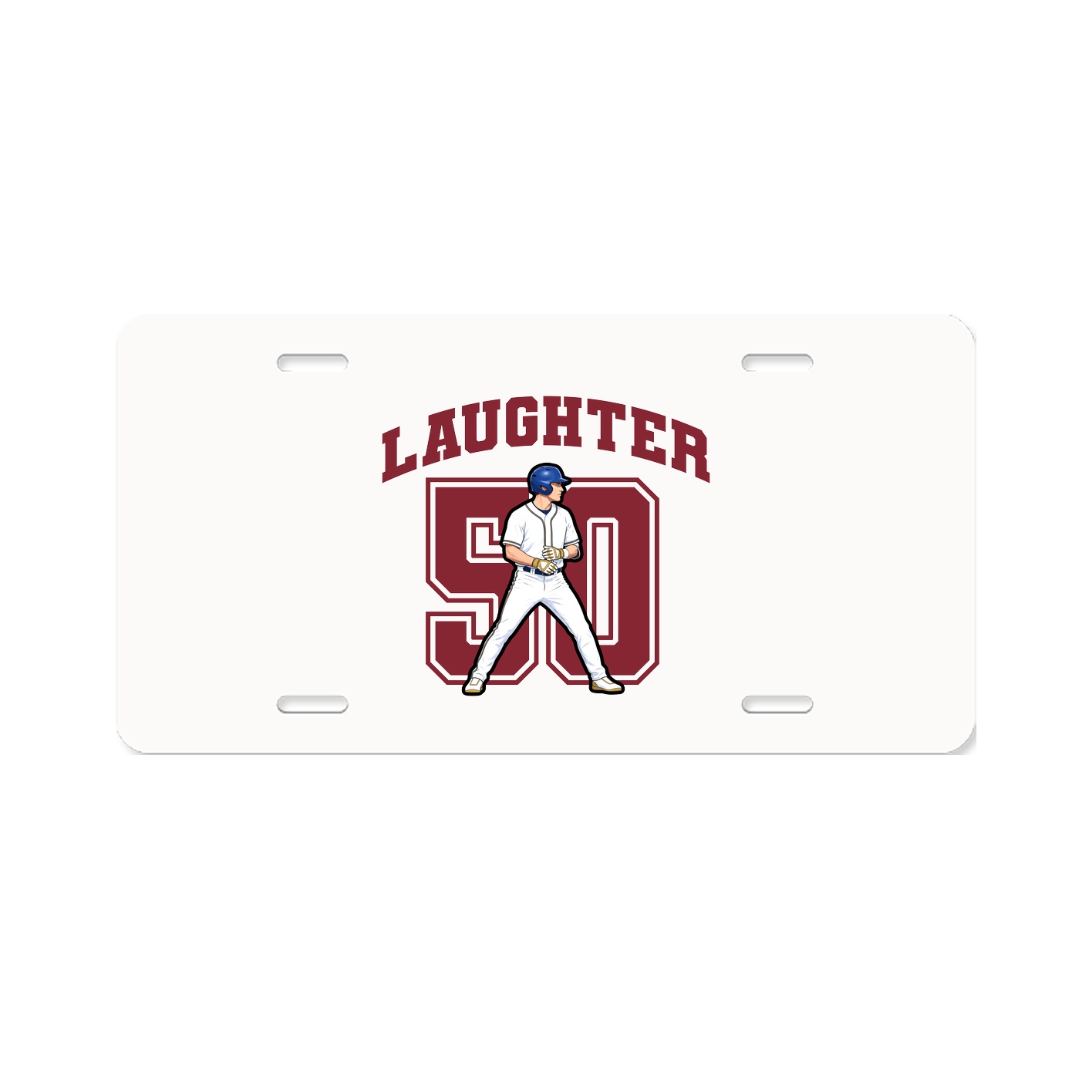 License Plate — Number in Classic