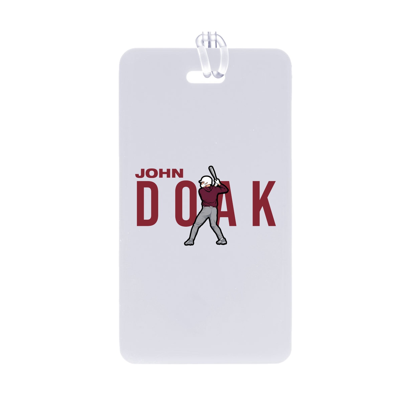 Bag Tag — Player Name in Classic