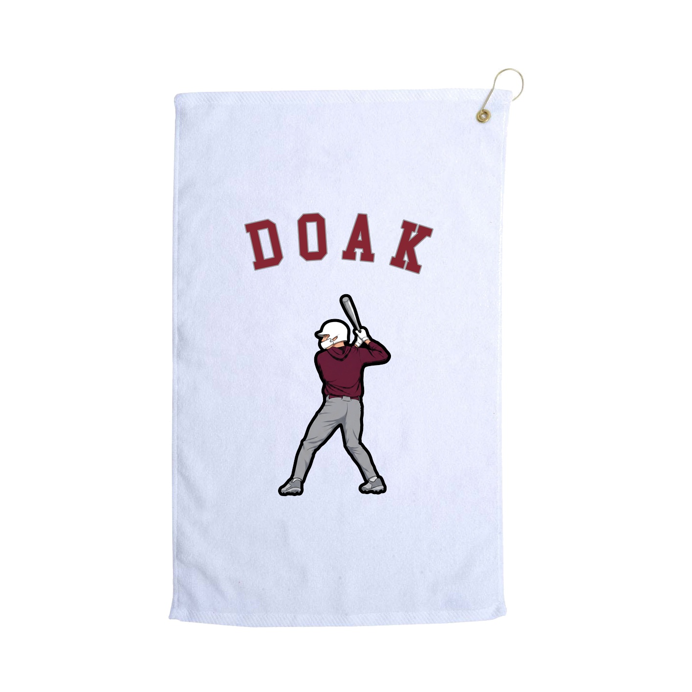 Golf Towel — Shirsey Arch in White