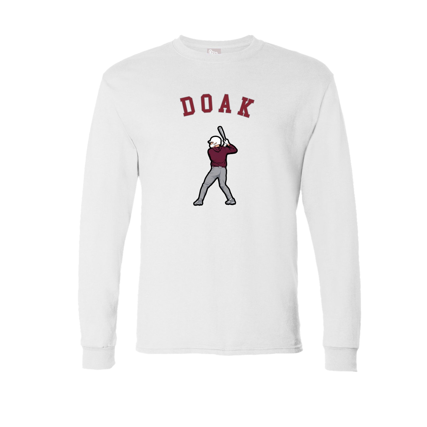 Long Sleeve Tee — Shirsey Arch in White