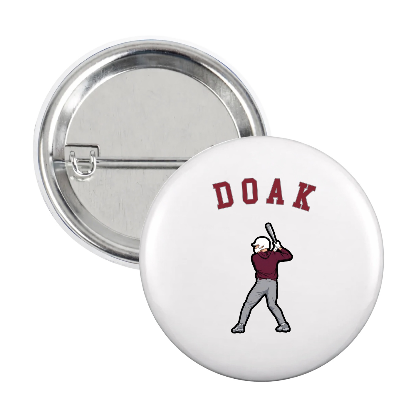 Game Day Button — Shirsey Arch in White