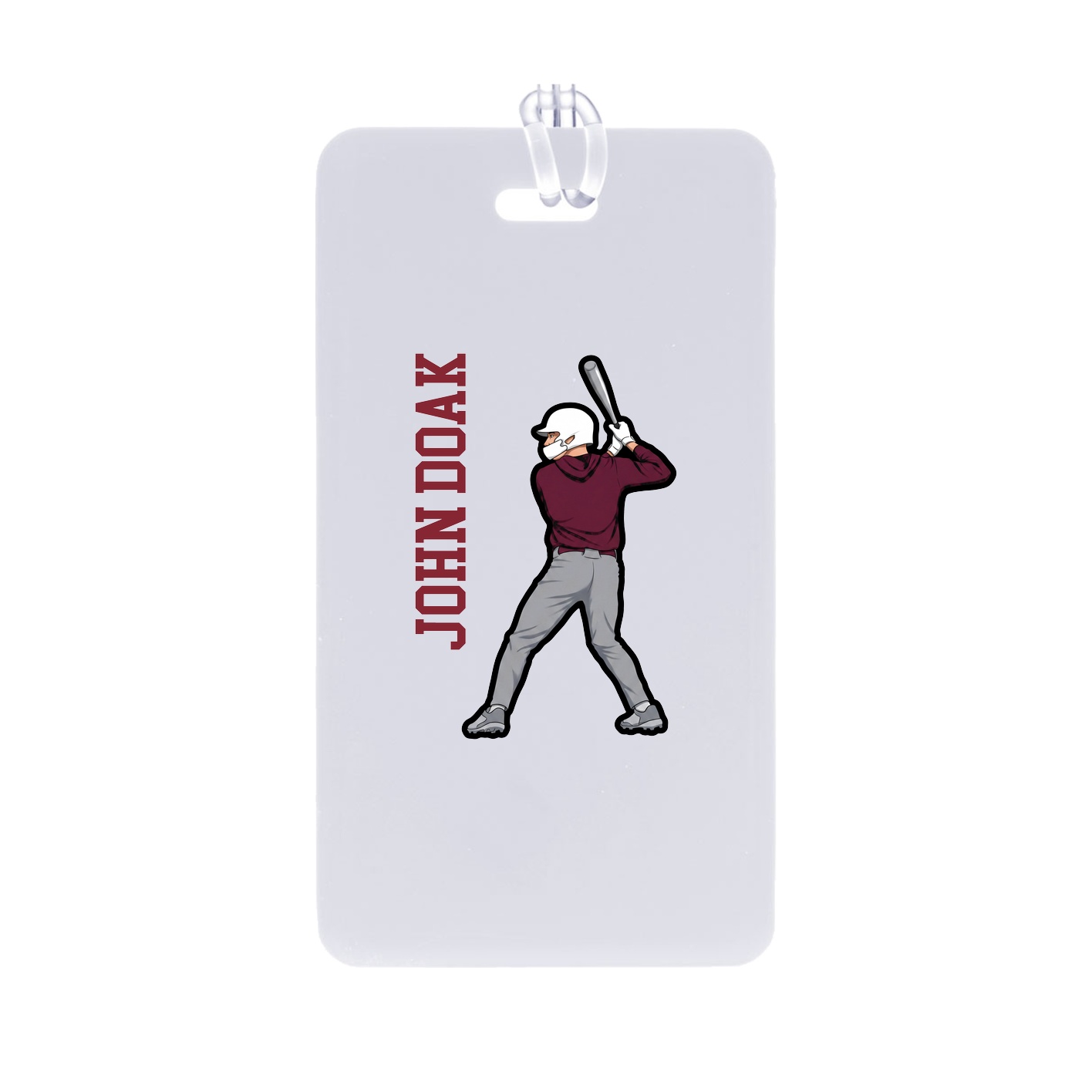 Bag Tag — Name Vertical in Classic