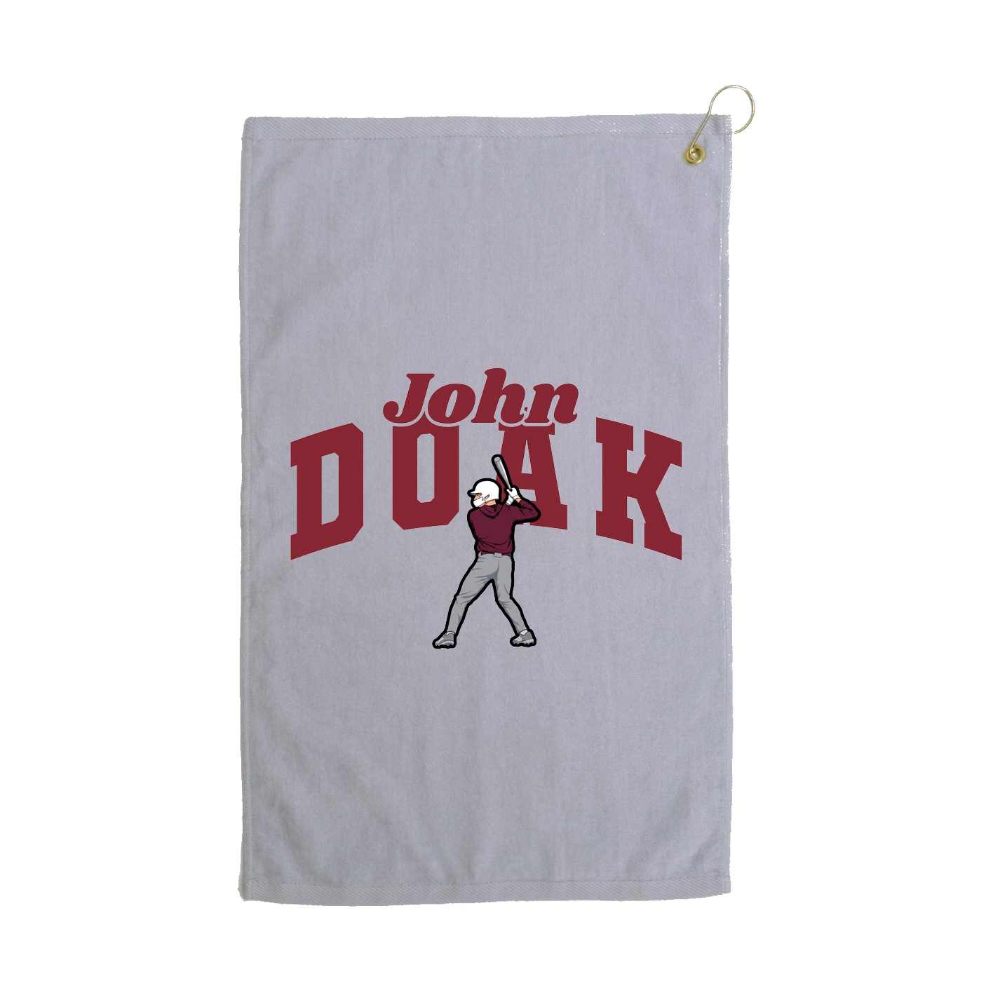 Golf Towel — Signature Arch in Grey