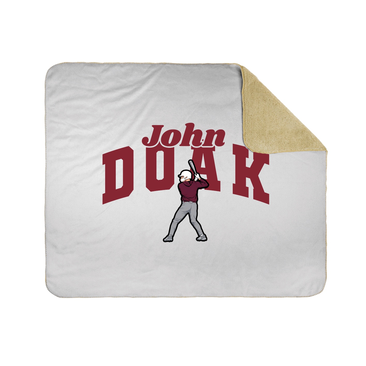 Throw Blanket — Signature Arch in White