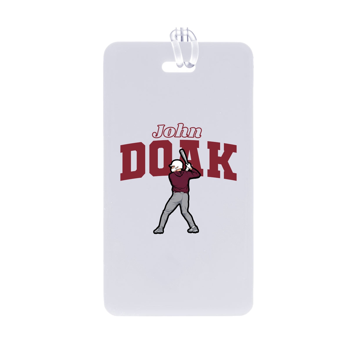 Bag Tag — Name Arch in Classic