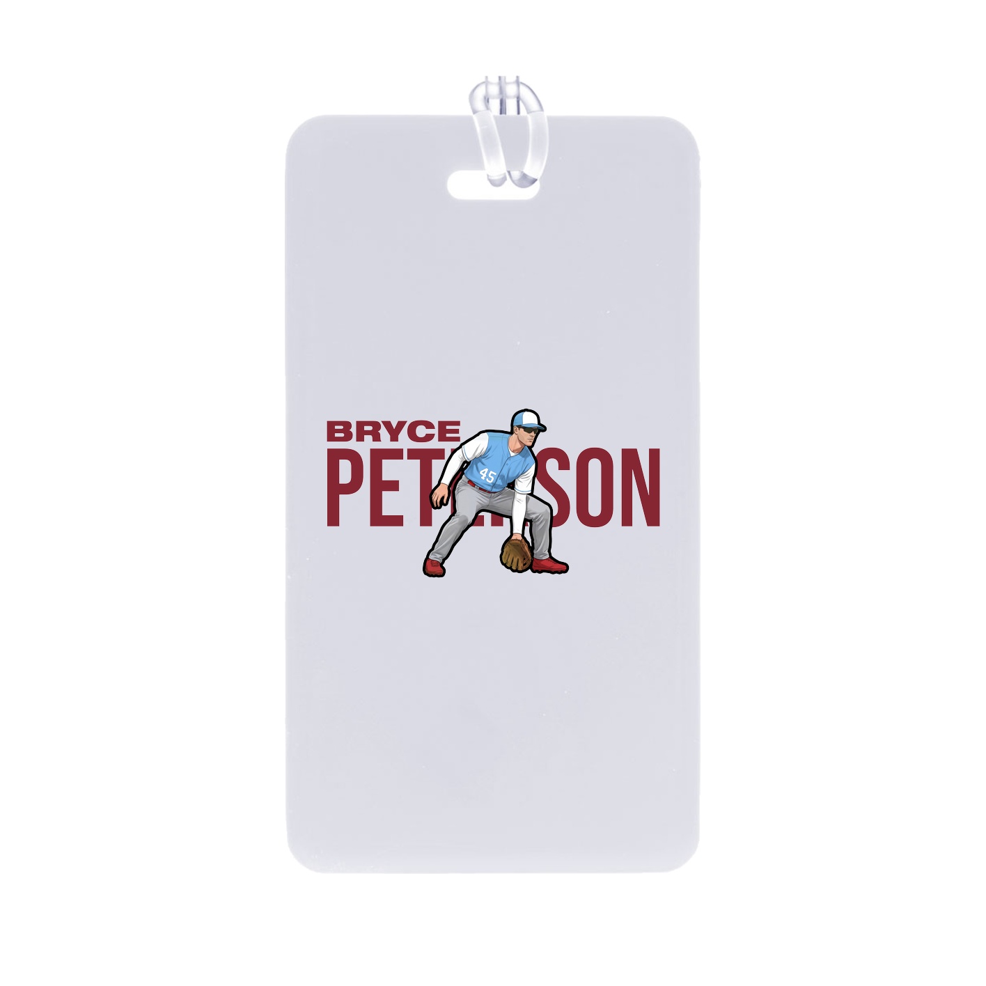 Bag Tag — Player Name in Classic