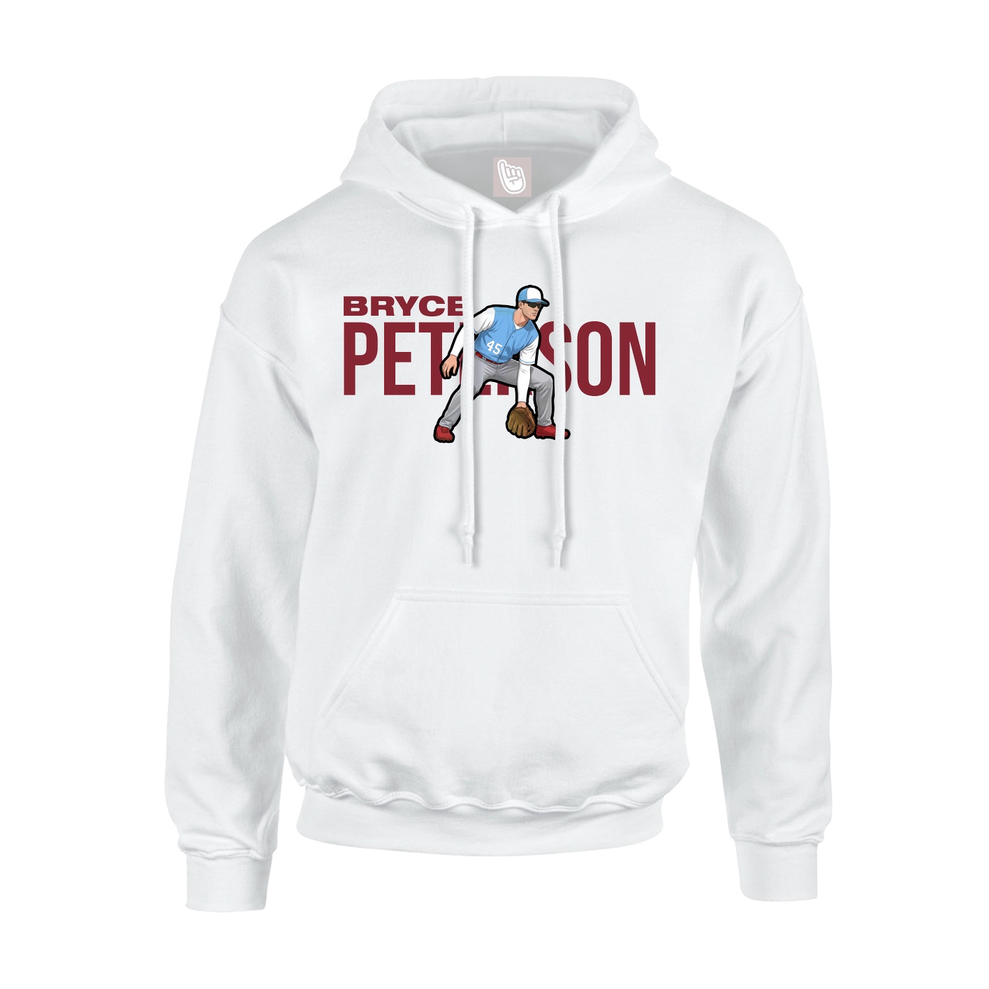 Hoodie — Player Name in White