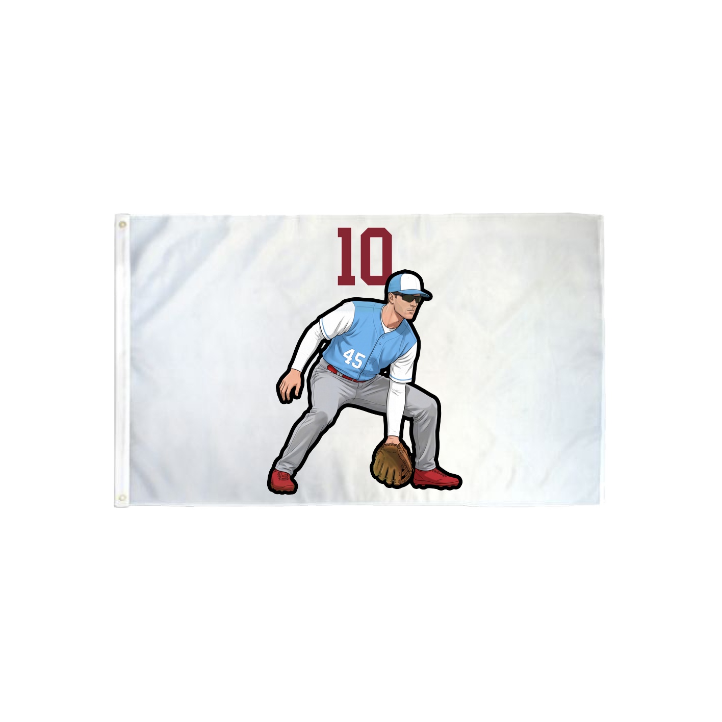 3x5 Flag — Number Top in Classic