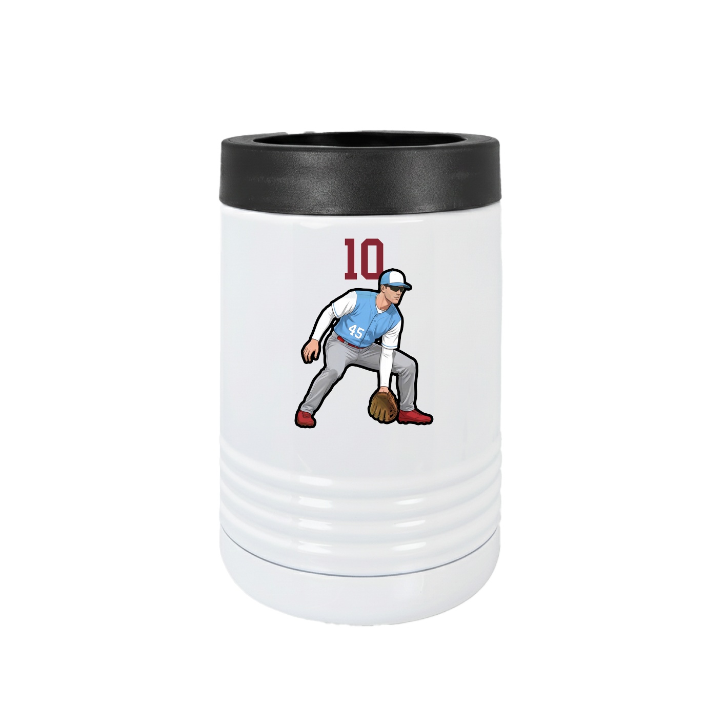 Beverage Holder — Number Top in White
