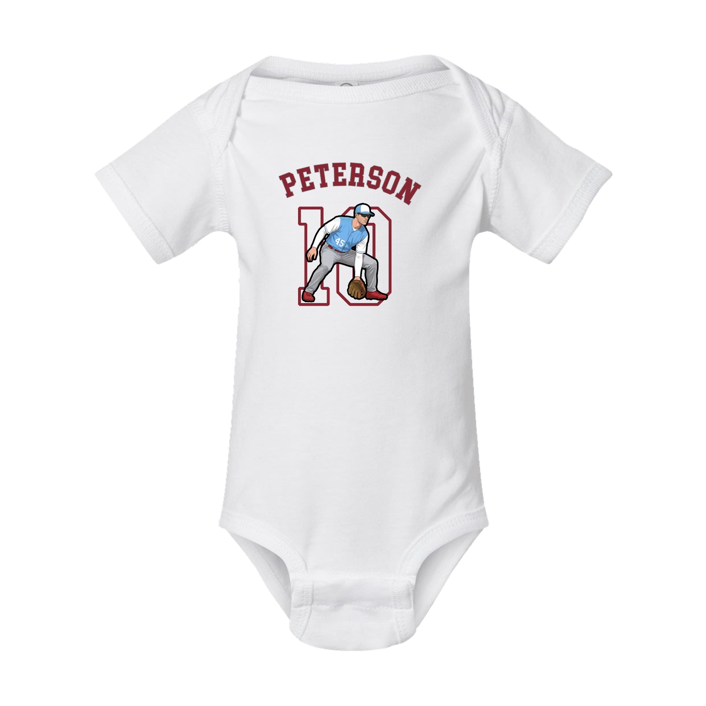 Baby Onesie — Shirsey Arch in White