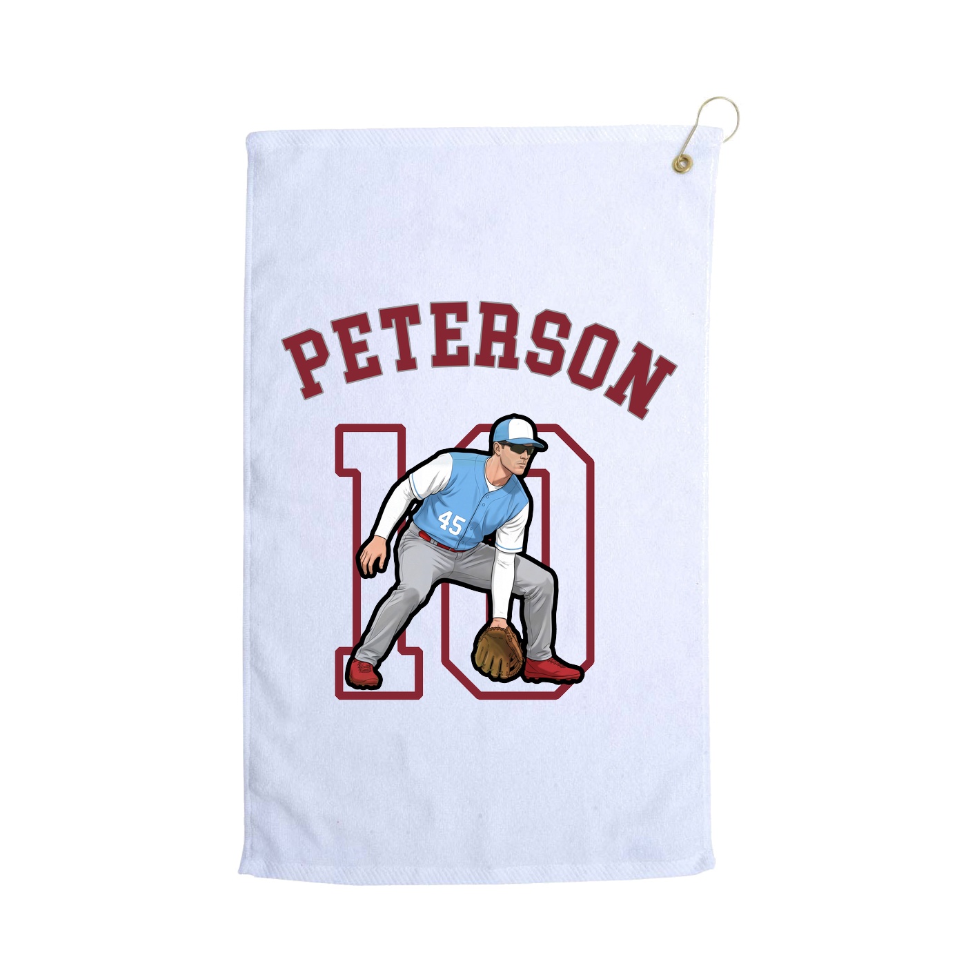 Golf Towel — Shirsey Arch in White