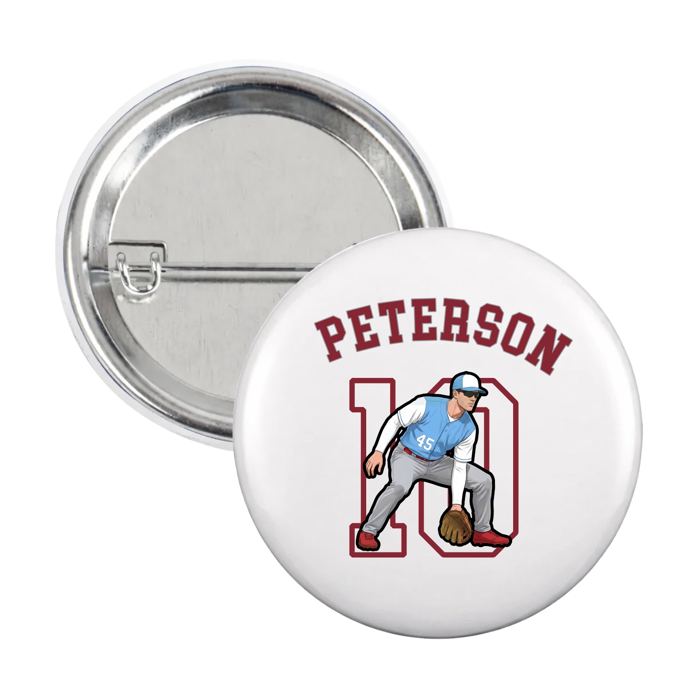 Game Day Button — Shirsey Arch in White