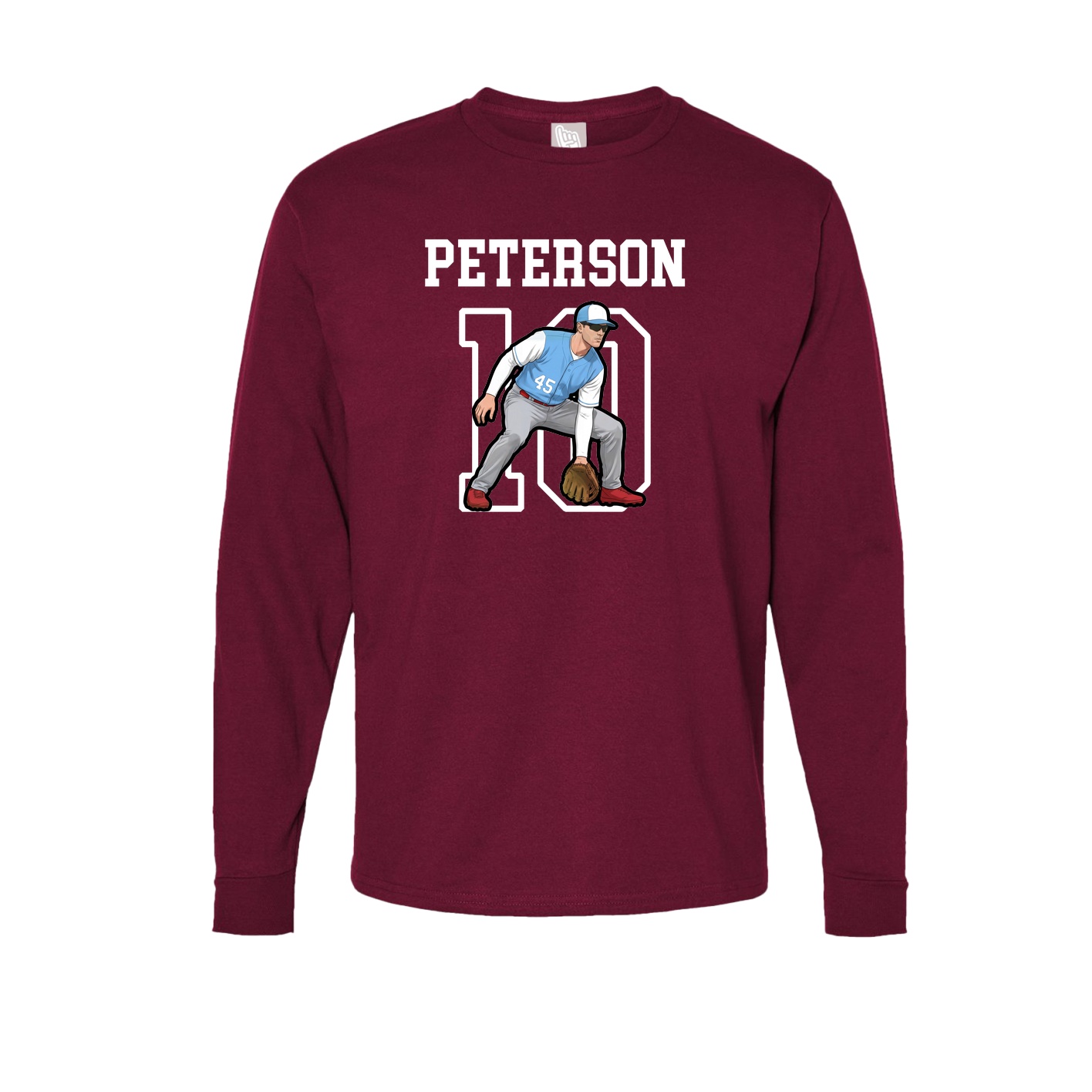 Long Sleeve Tee — Shirsey in Cardinal