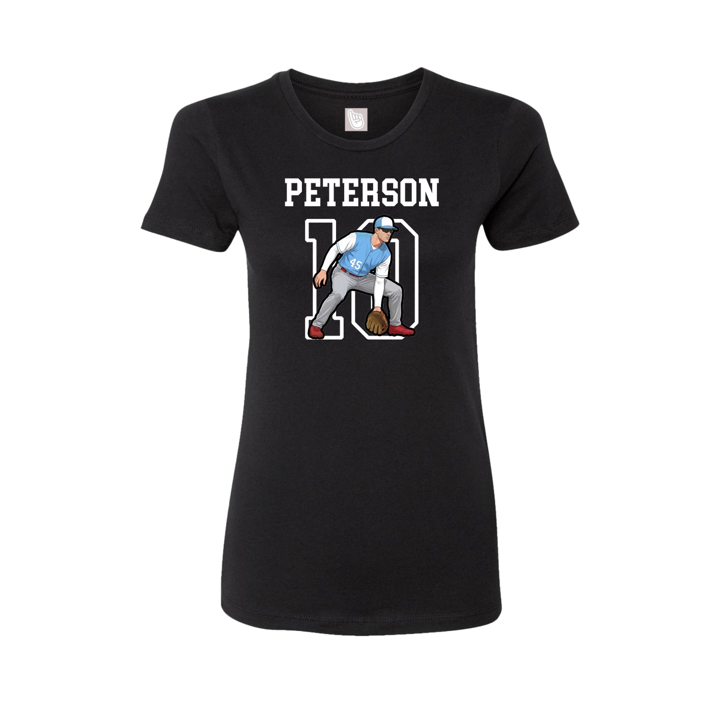 Fitted Women's Tee — Shirsey in Black