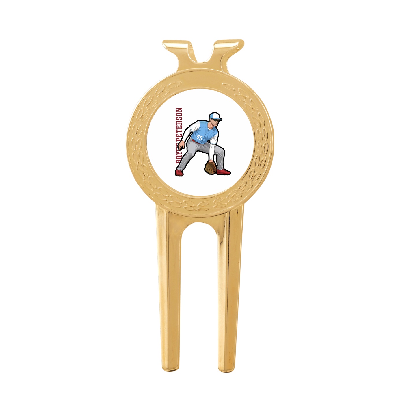 Divot Tool with Ball Marker — Name Vertical in Classic