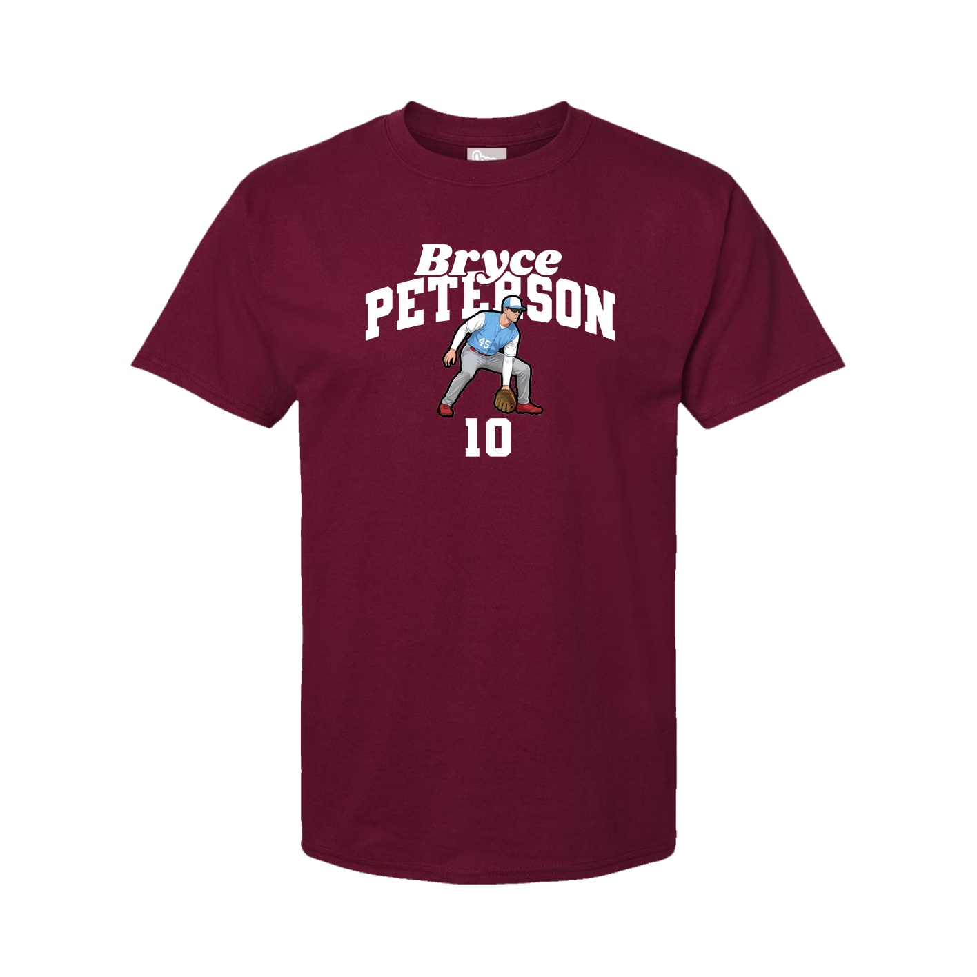 Tee — Signature Arch in Cardinal