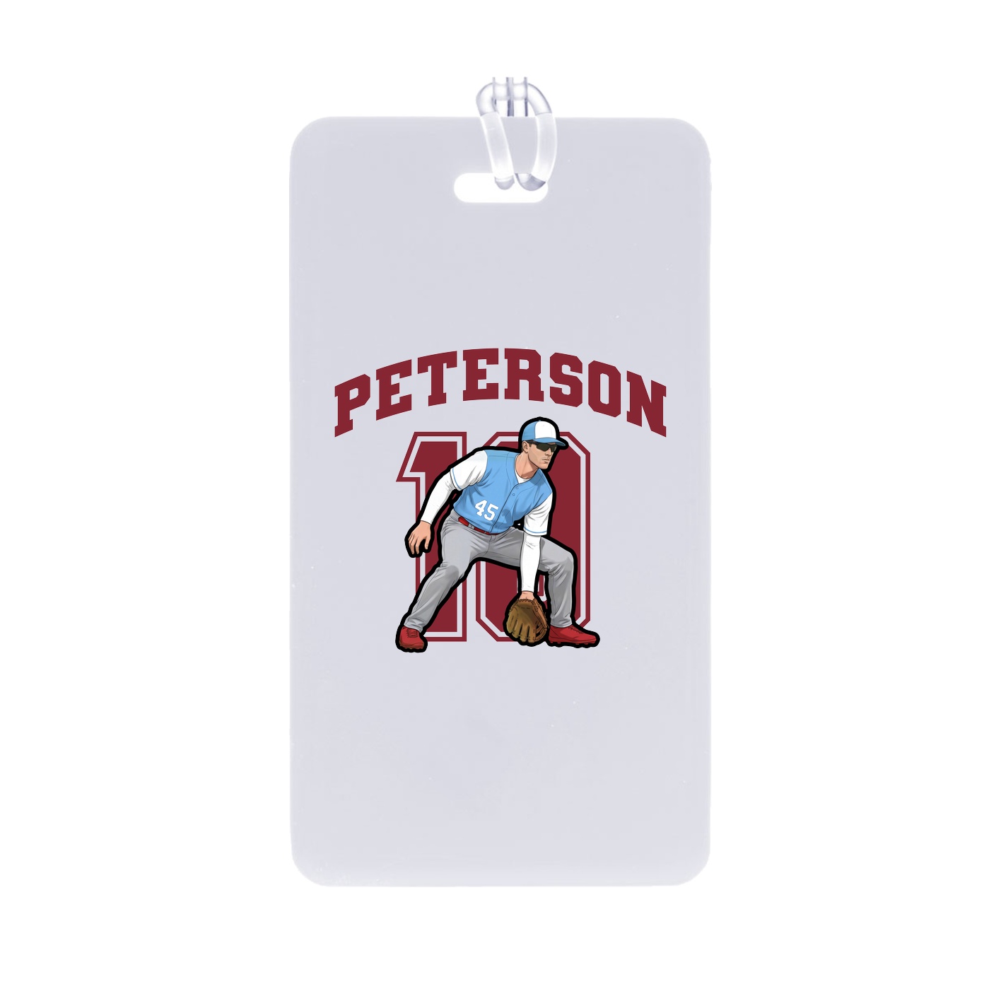 Bag Tag — Number in Classic