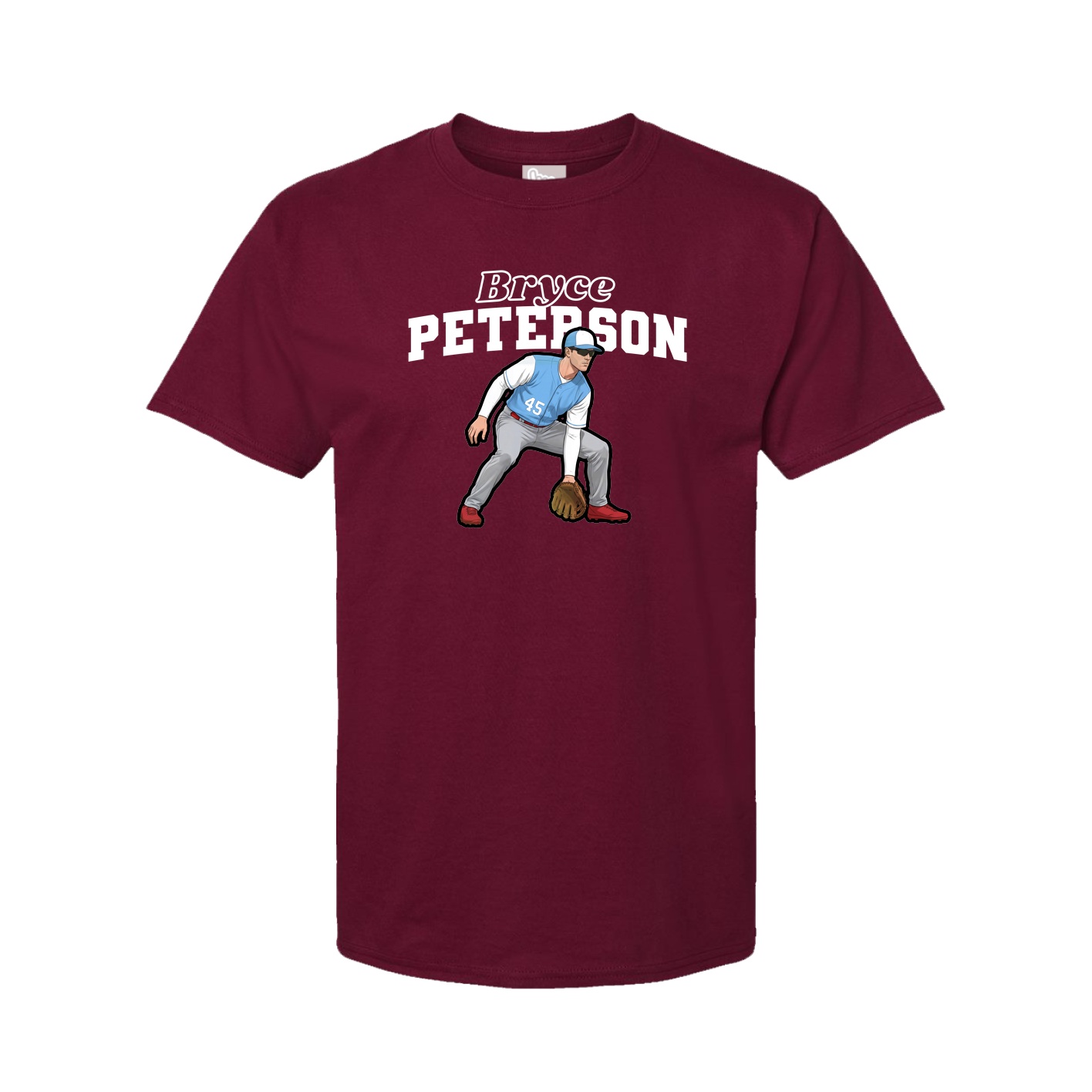 Youth Tee — Name Arch in Cardinal