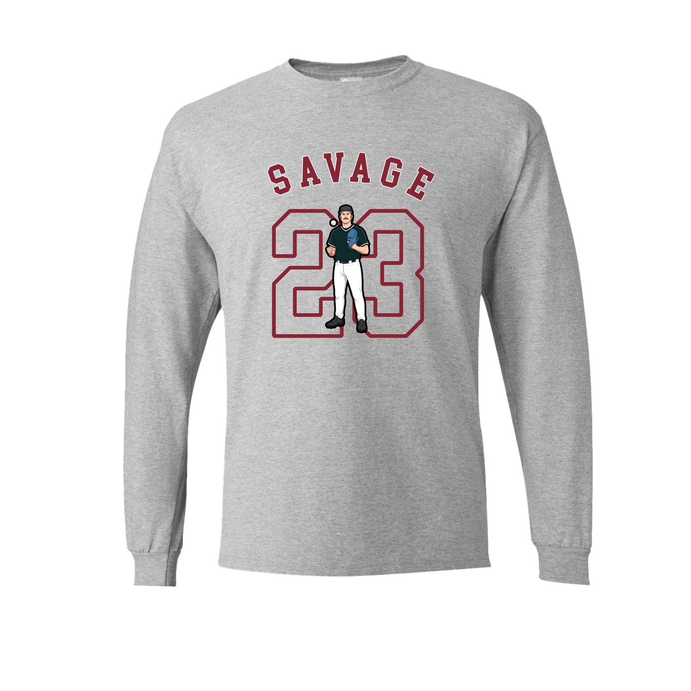 Long Sleeve Tee — Shirsey Arch in Grey