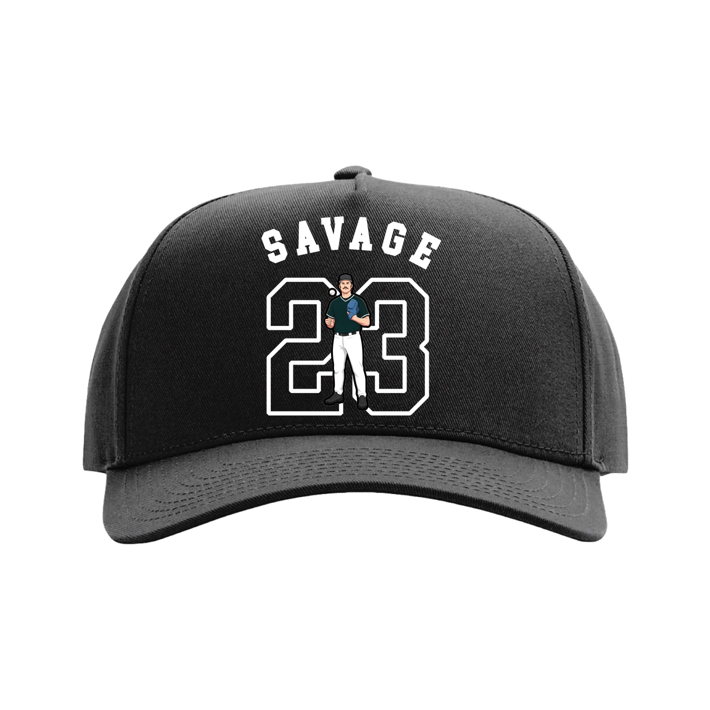 Full Fabric Five-Panel Champ Cap