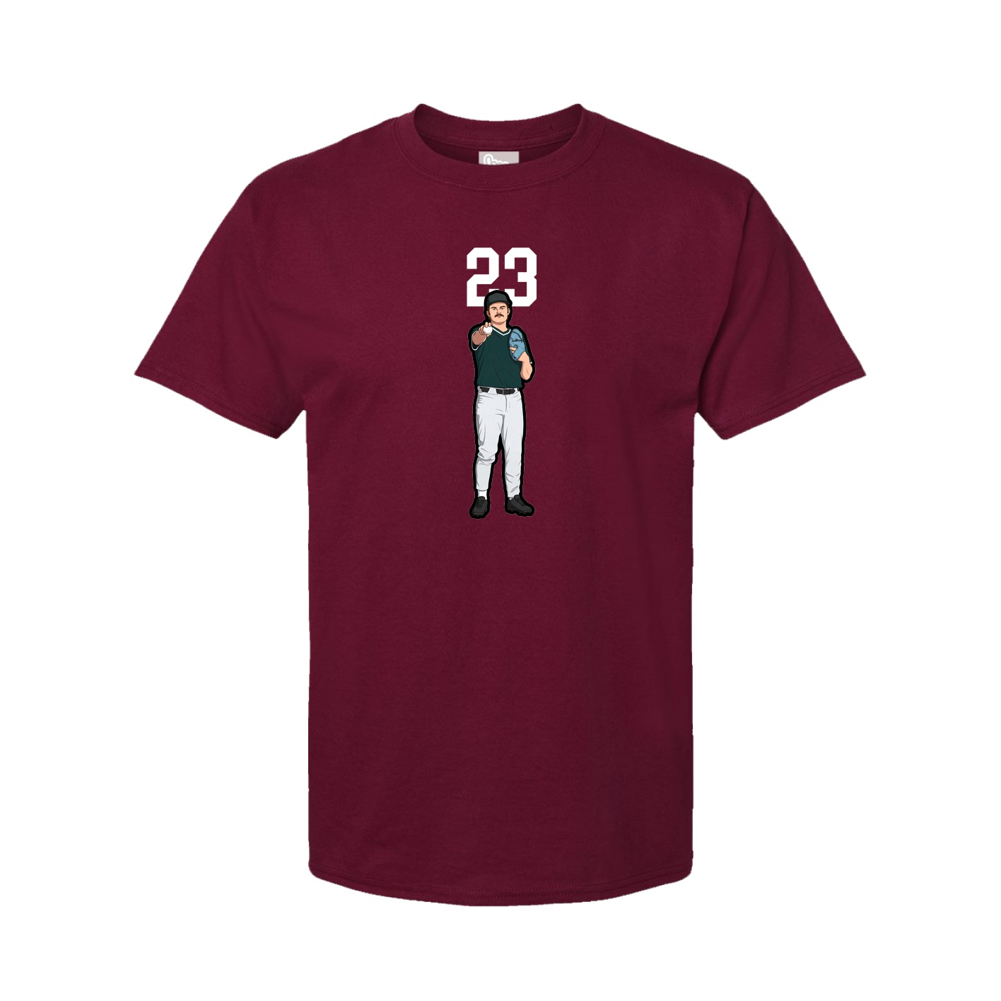 Tee — Number Top in Cardinal