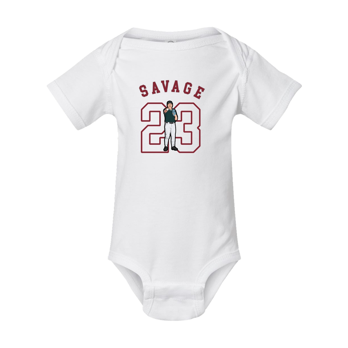 Baby Onesie — Shirsey Arch in White
