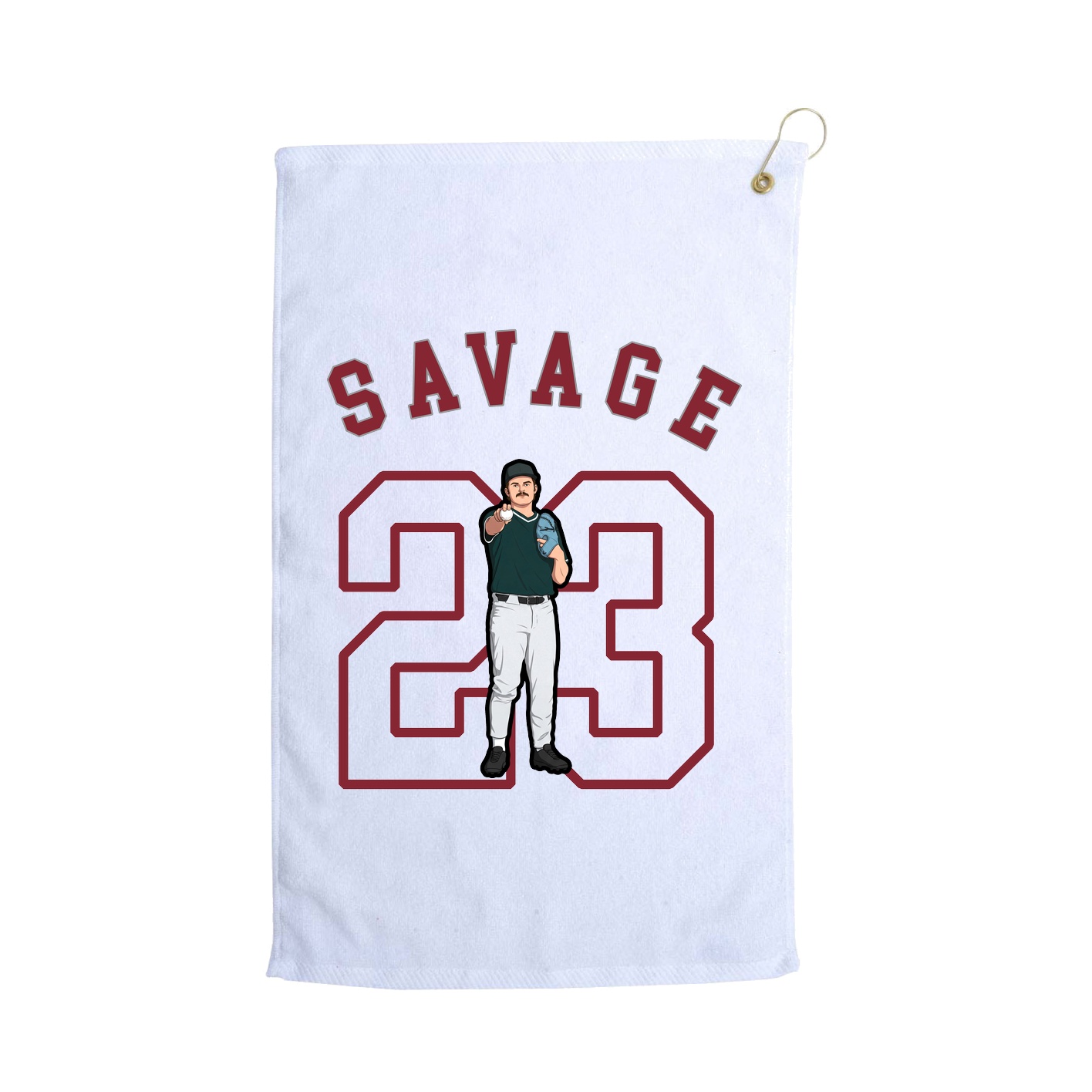 Golf Towel — Shirsey Arch in White