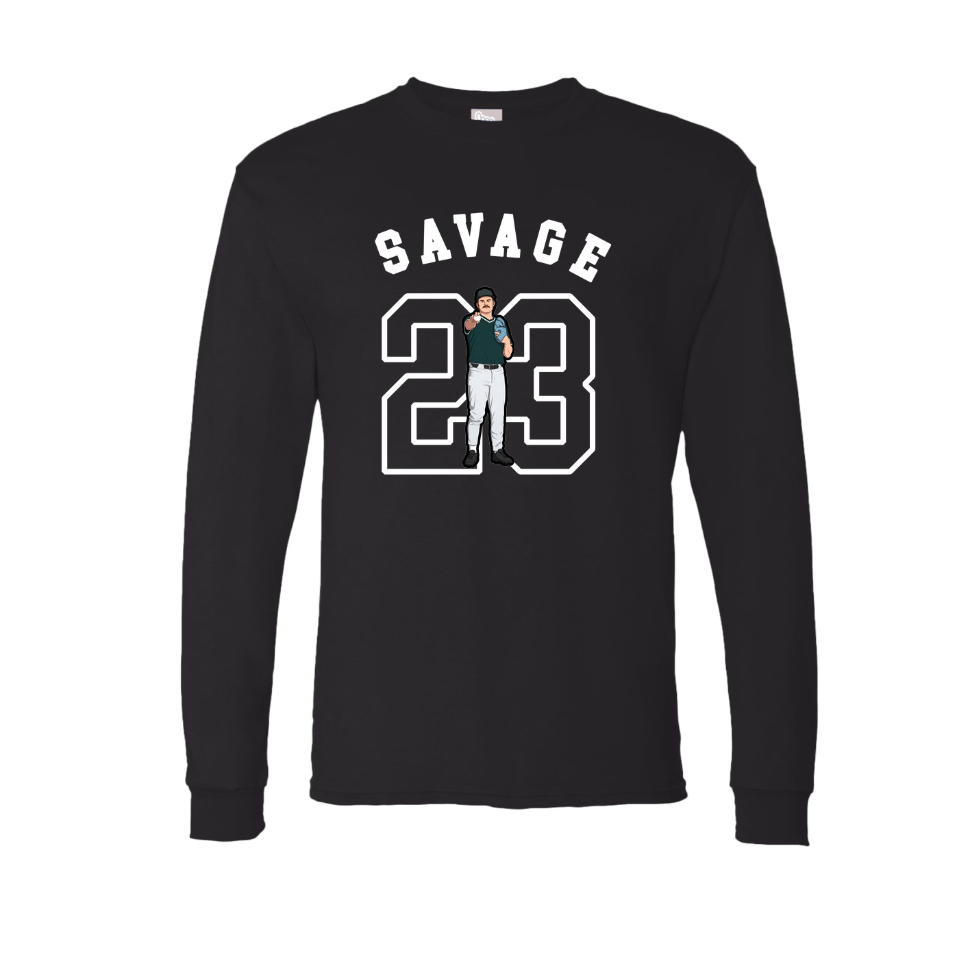 Long Sleeve Tee — Shirsey Arch in Black