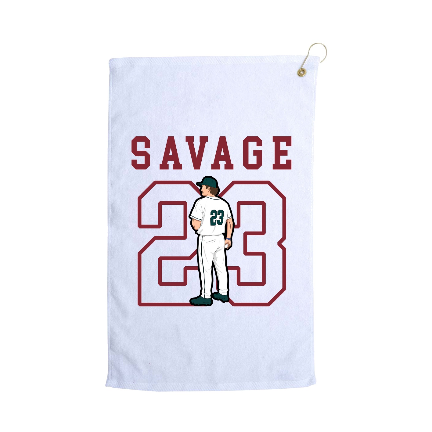 Golf Towel — Shirsey in White