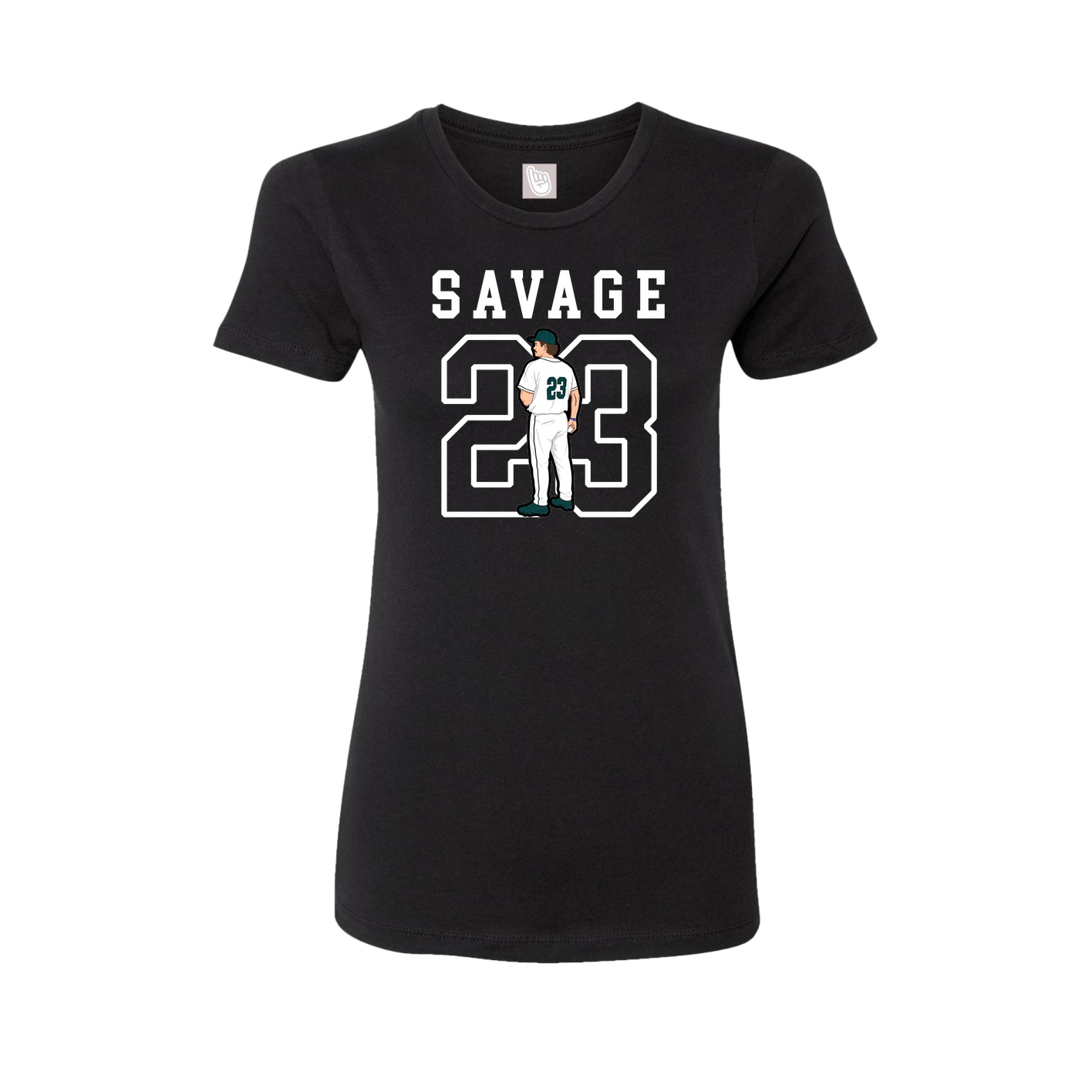 Fitted Women's Tee — Shirsey in Black